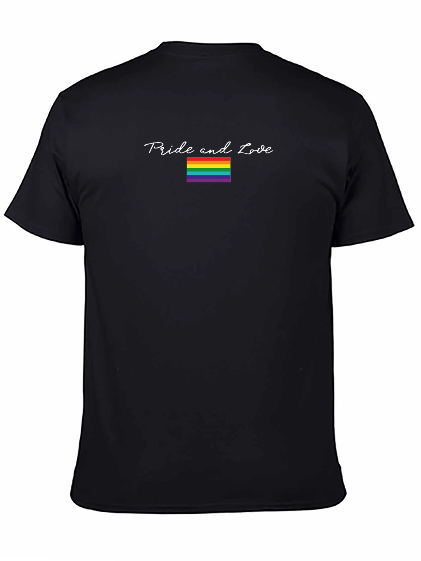 Pride and Love LGBT Rainbow Graphic Tee