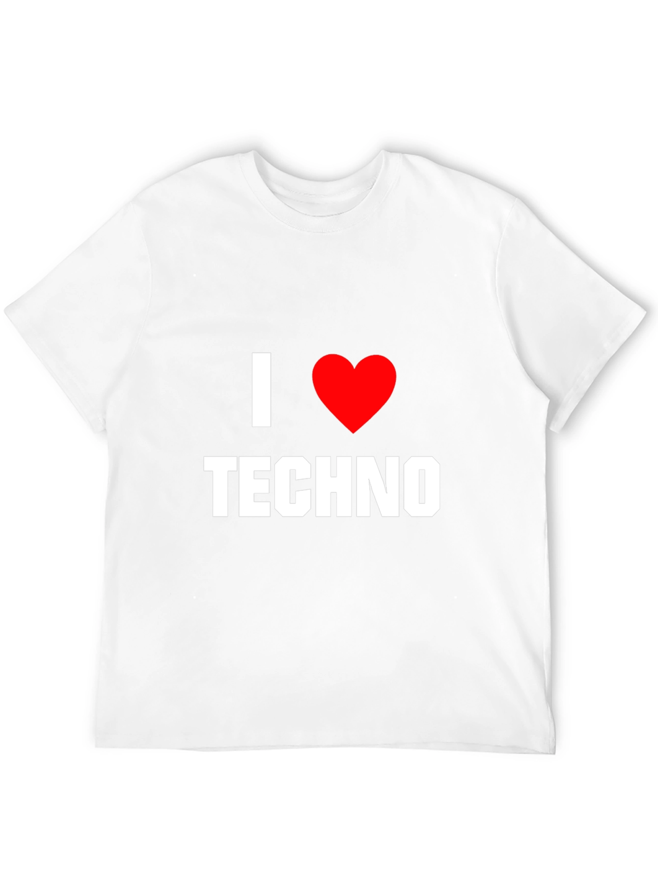 I Love Techno T-Shirt - Graphic Music Tee
