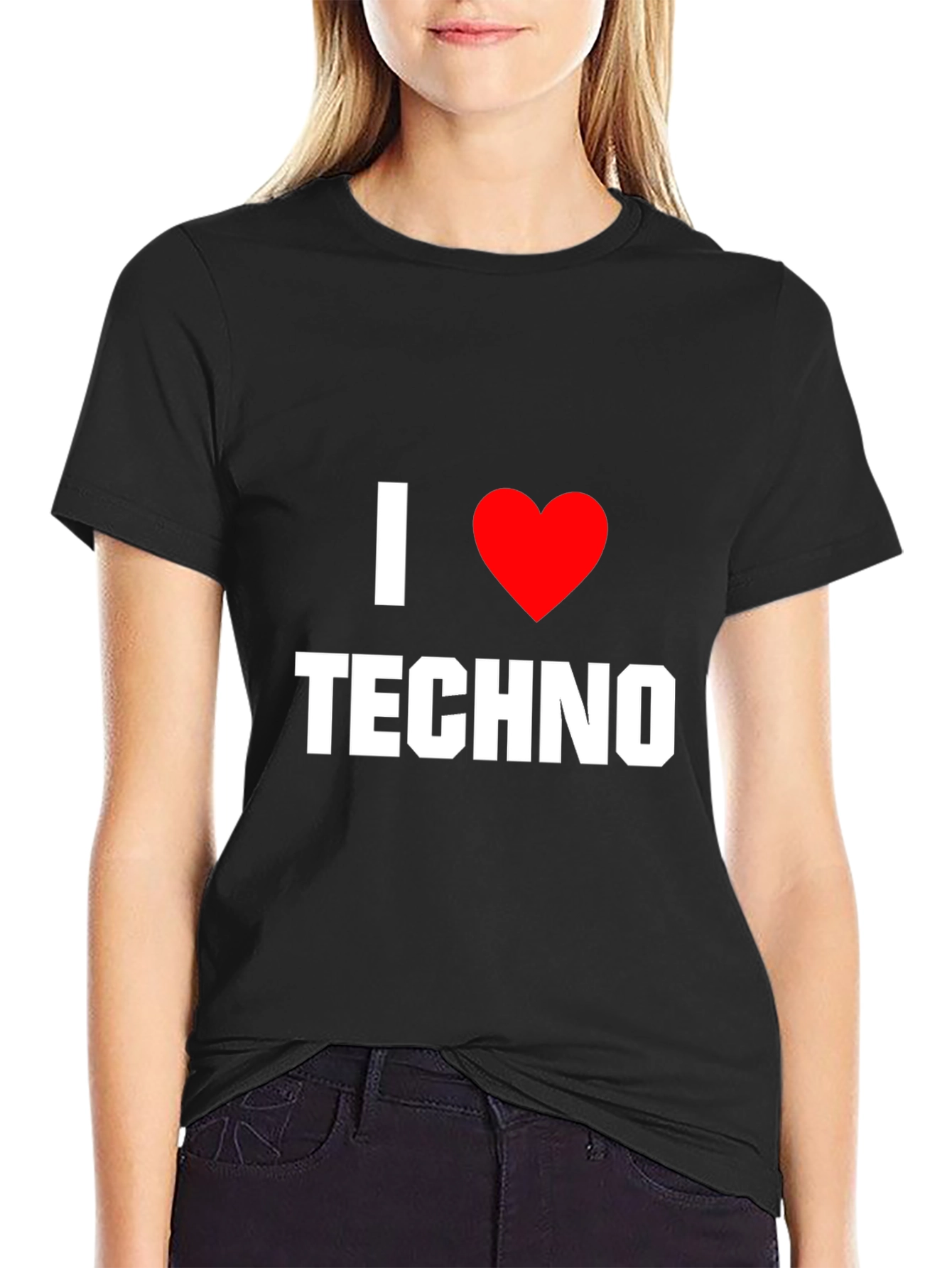 I Love Techno T-Shirt - Graphic Music Tee