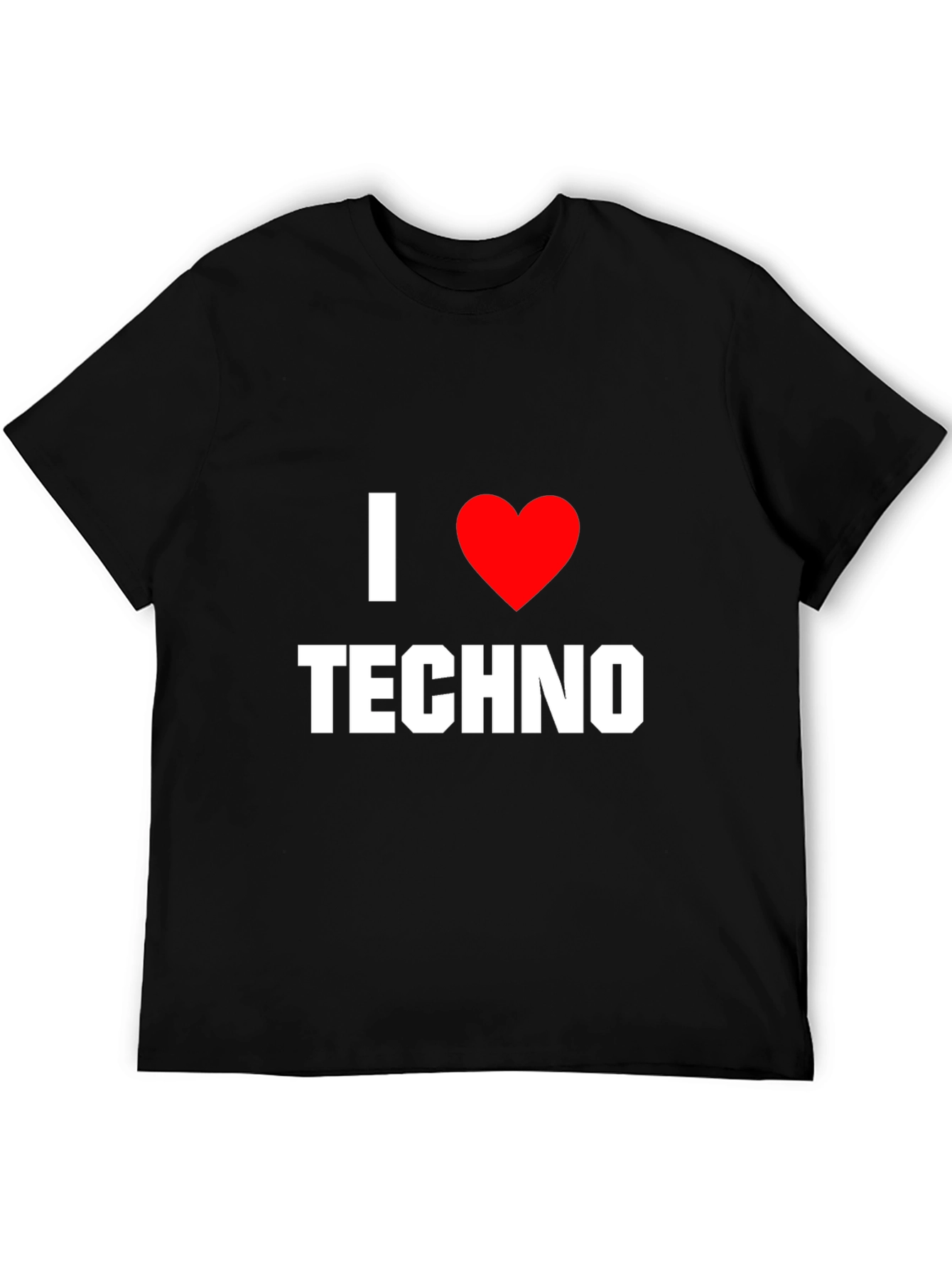 I Love Techno T-Shirt - Graphic Music Tee