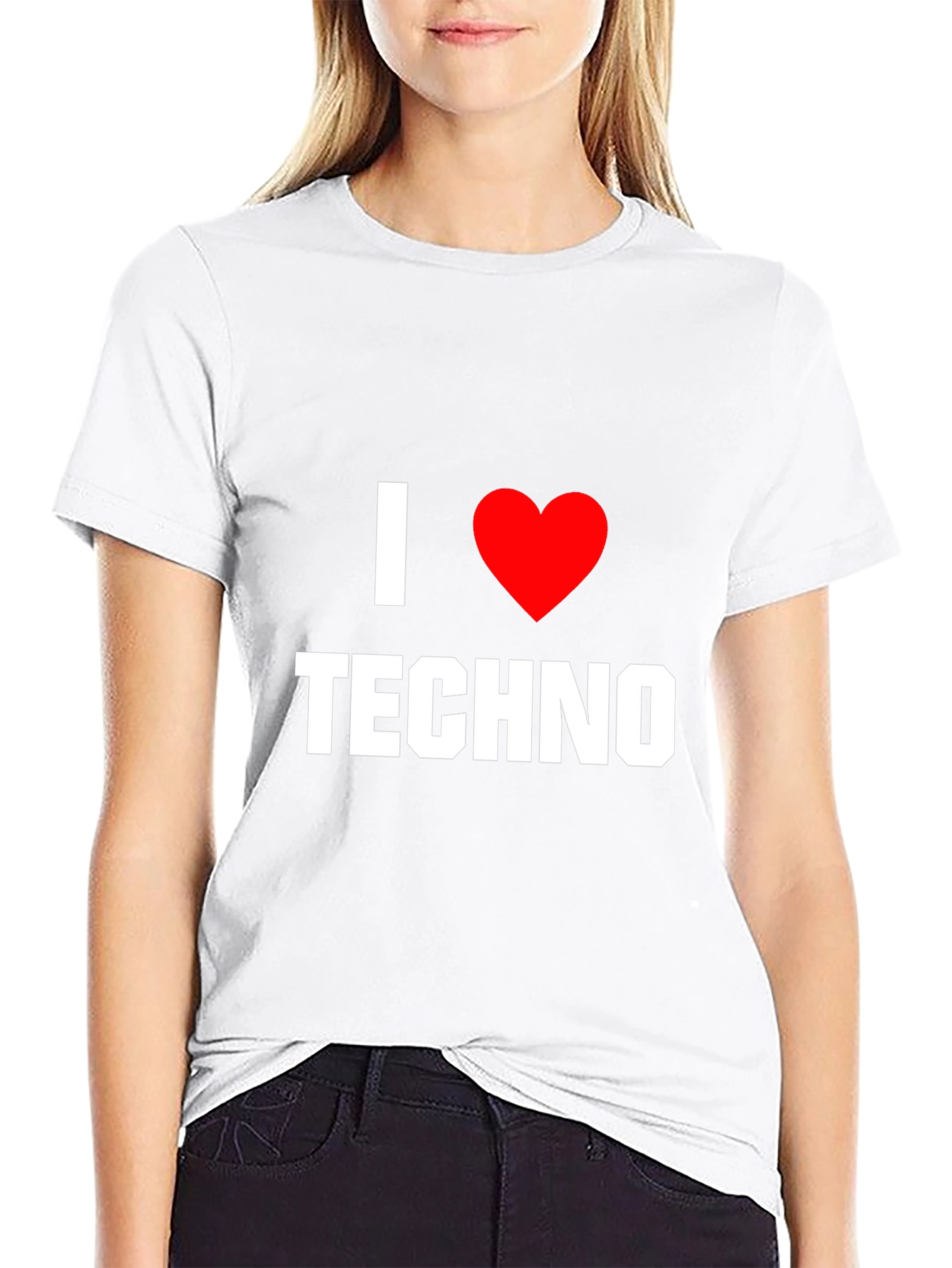 I Love Techno T-Shirt - Graphic Music Tee