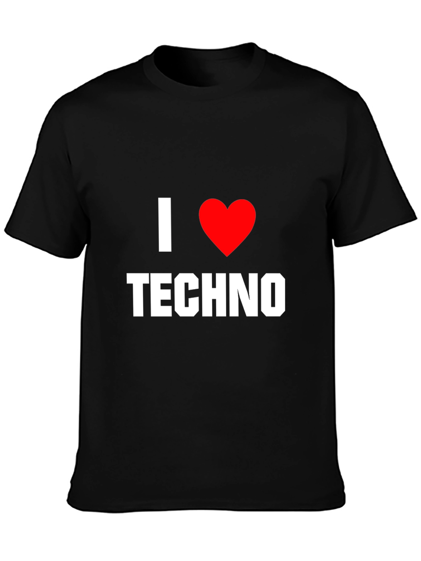 I Love Techno T-Shirt - Graphic Music Tee