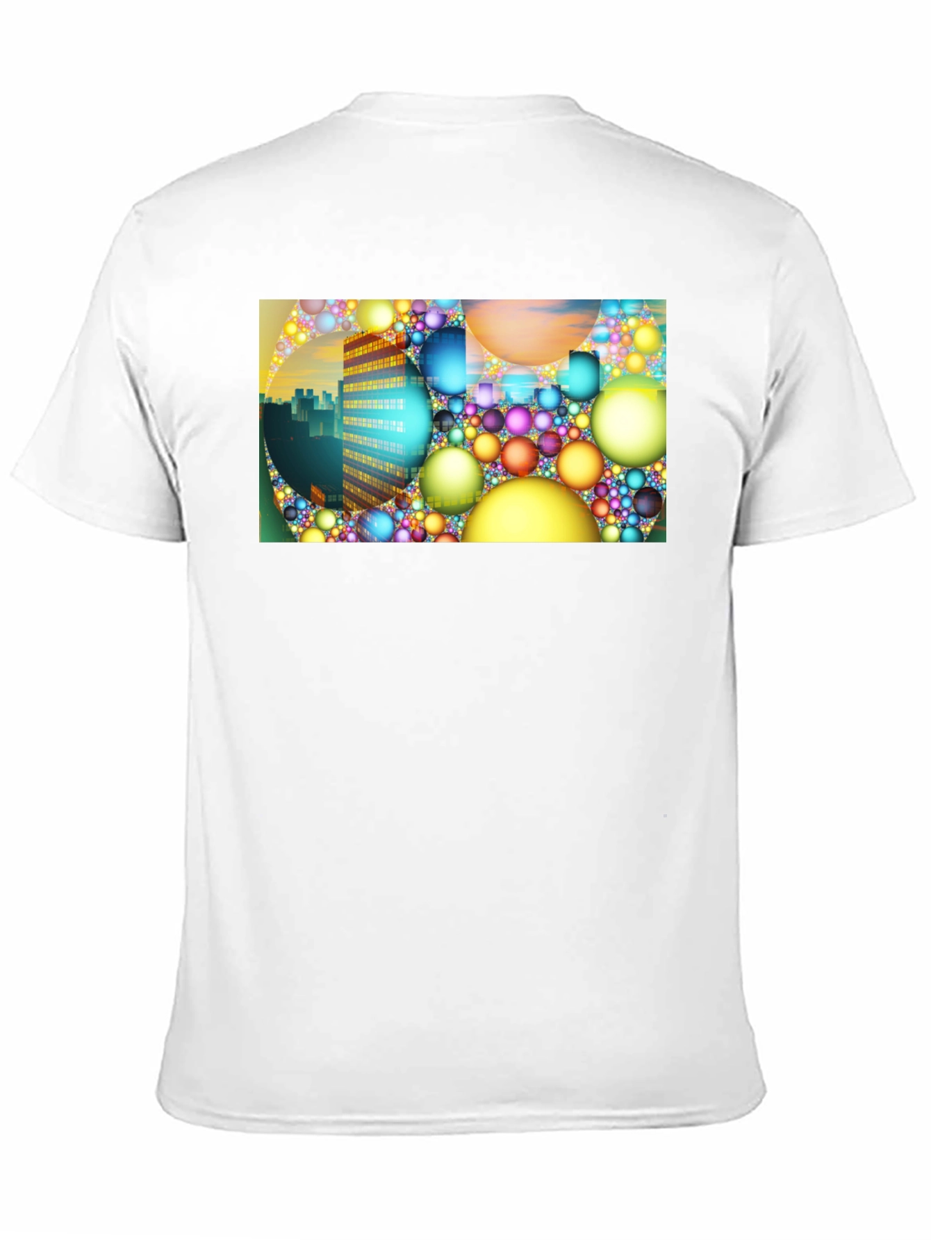 Abstract Cityscape Graphic Tee