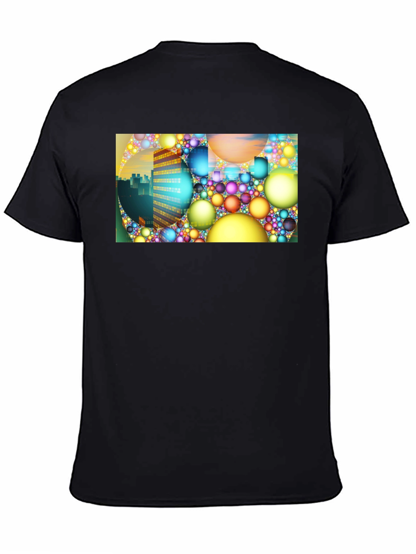 Abstract Cityscape Graphic Tee