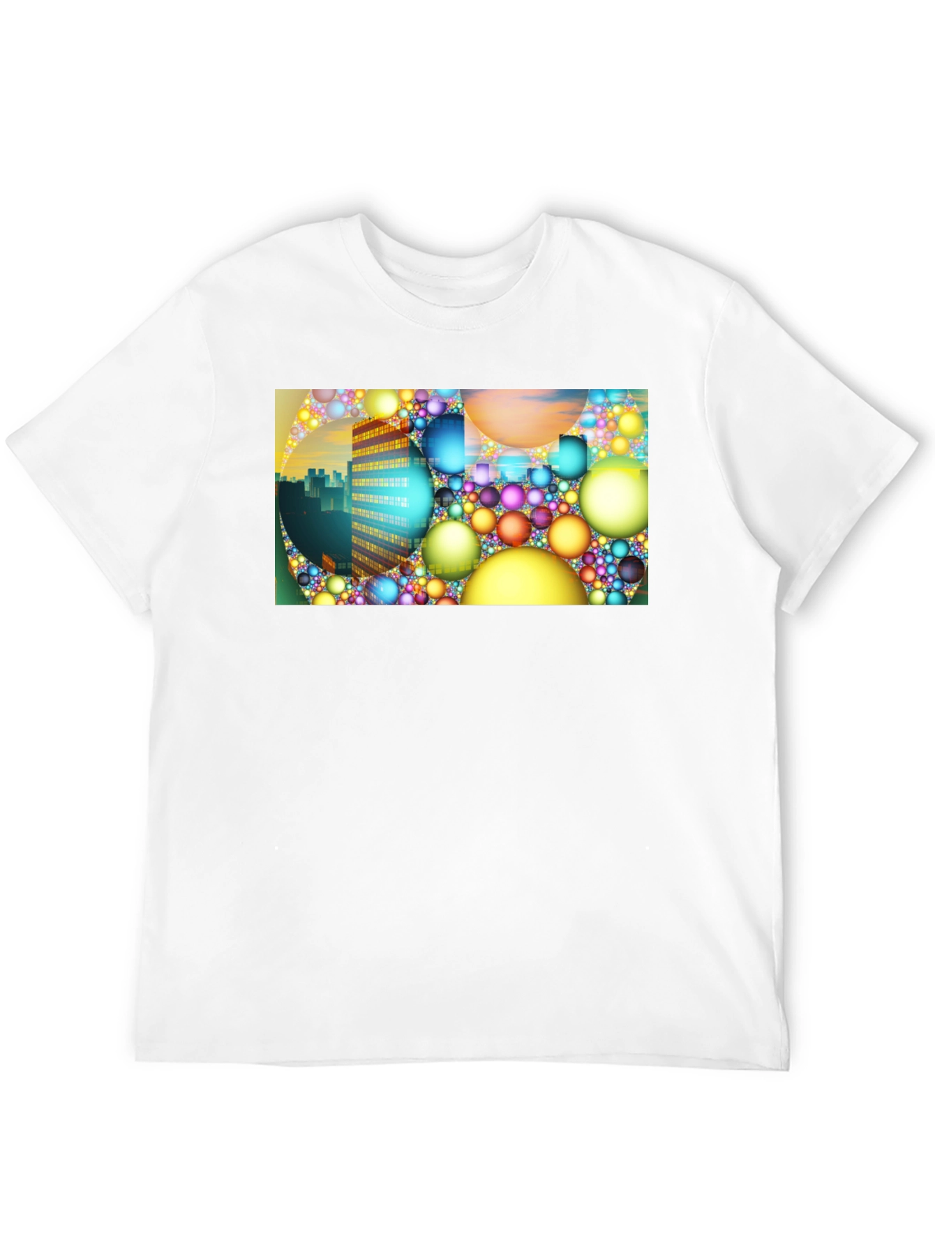 Abstract Cityscape Graphic Tee
