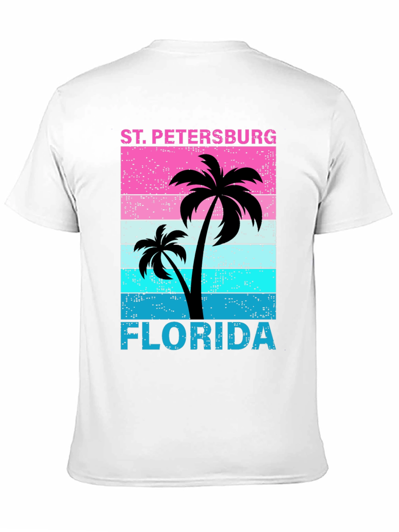 St. Petersburg Florida Palm Tree Graphic Tee