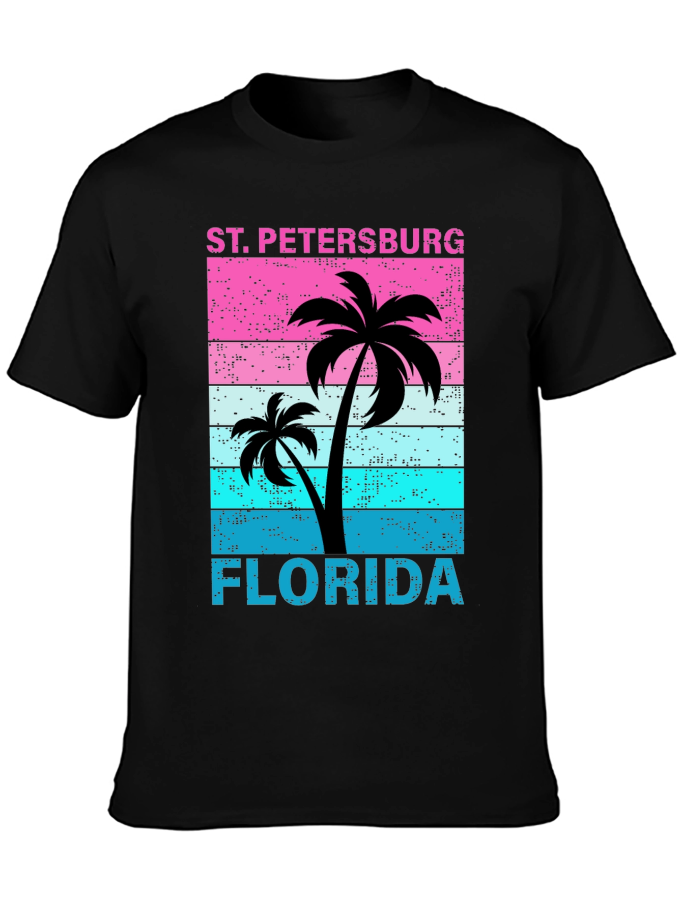 St. Petersburg Florida Palm Tree Graphic Tee