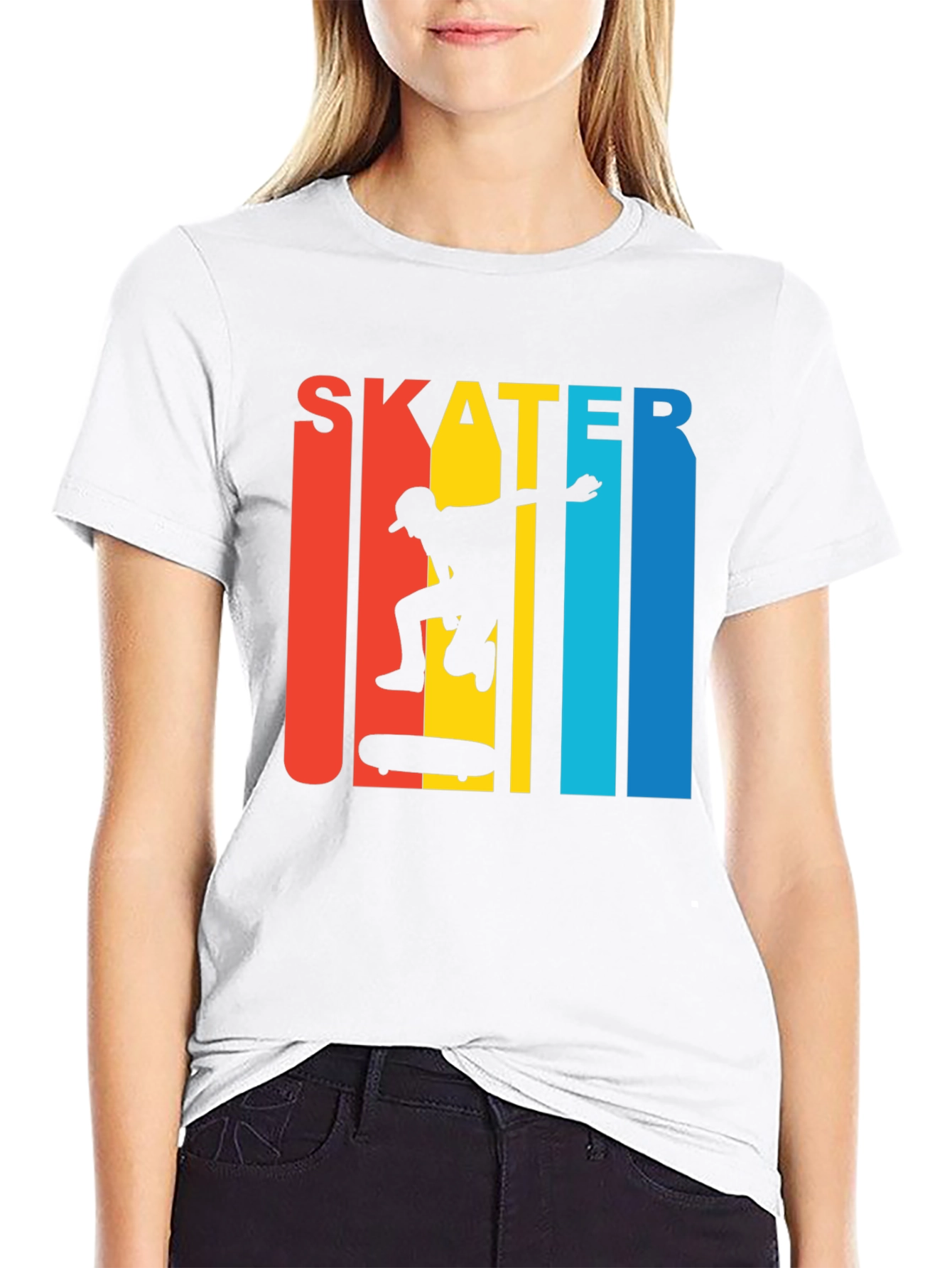 Skater Graphic Tee - Retro Style