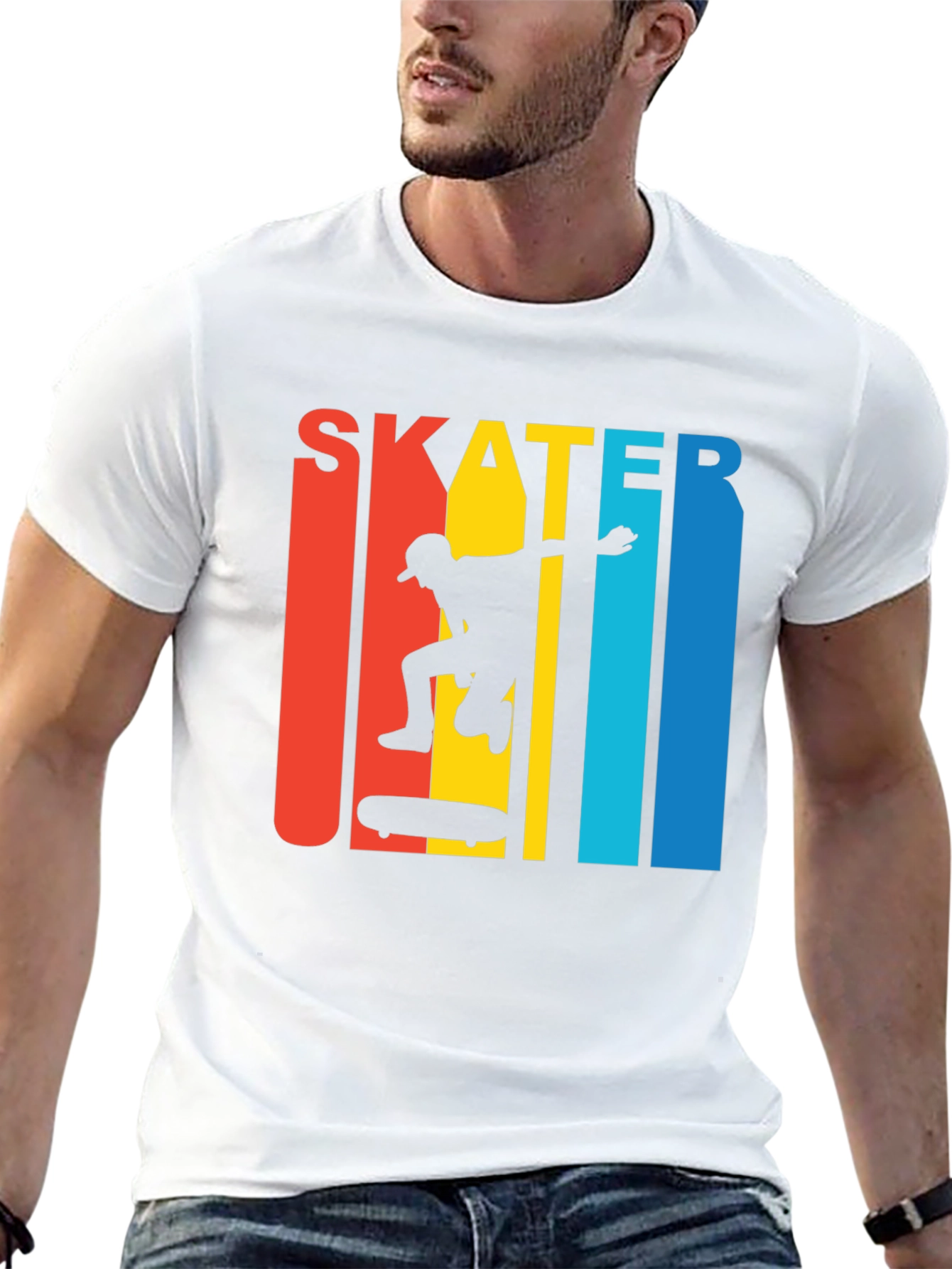 Skater Graphic Tee - Retro Style