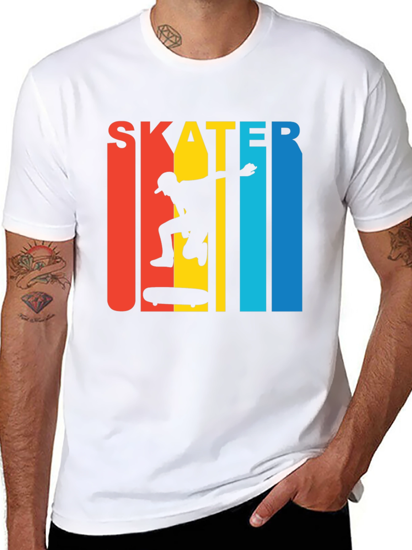 Skater Graphic Tee - Retro Style