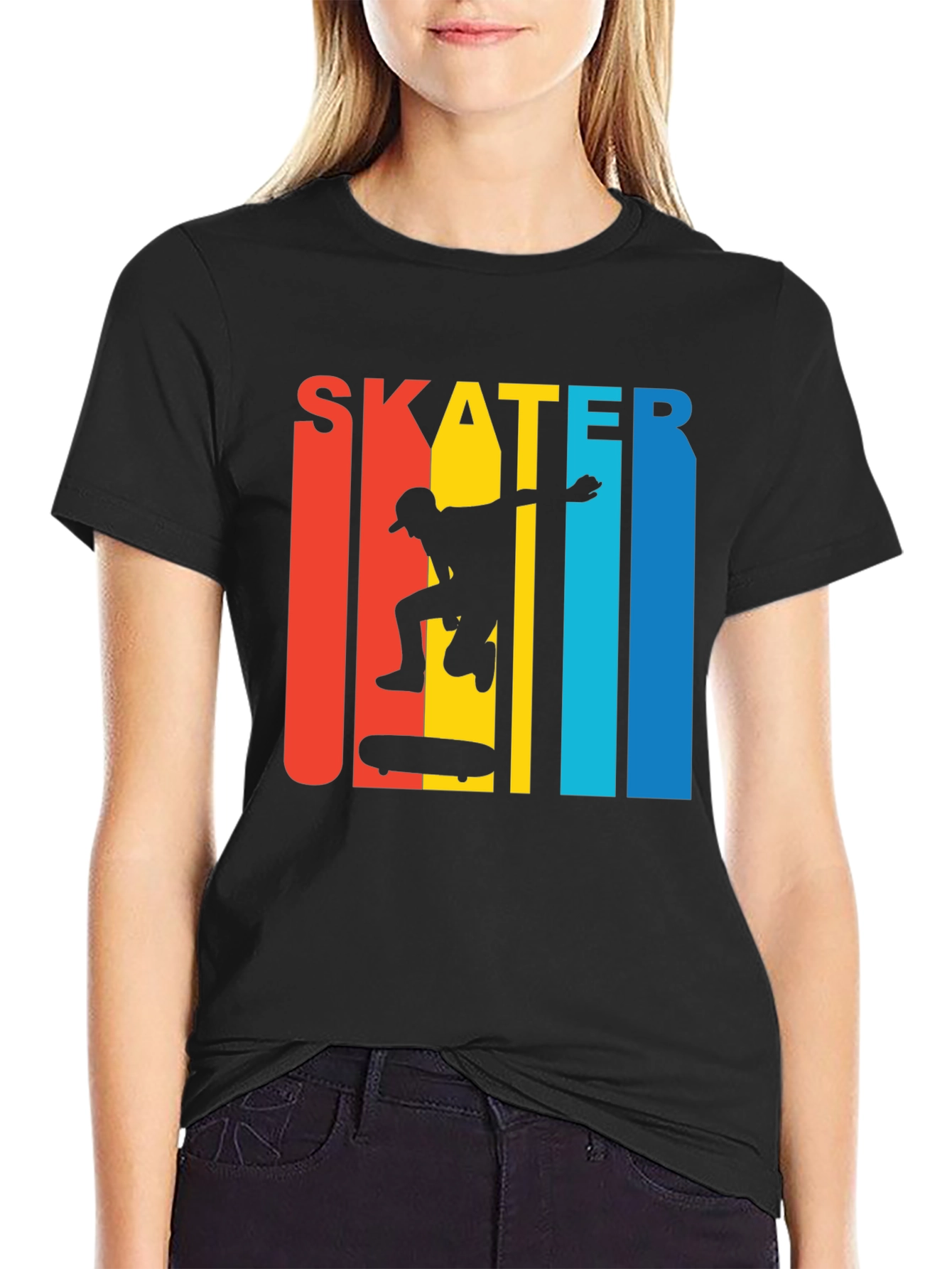 Skater Graphic Tee - Retro Style