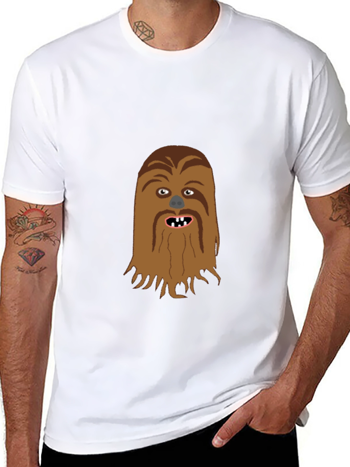 Chewbacca Graphic T-Shirt - Fun Star Wars Tee