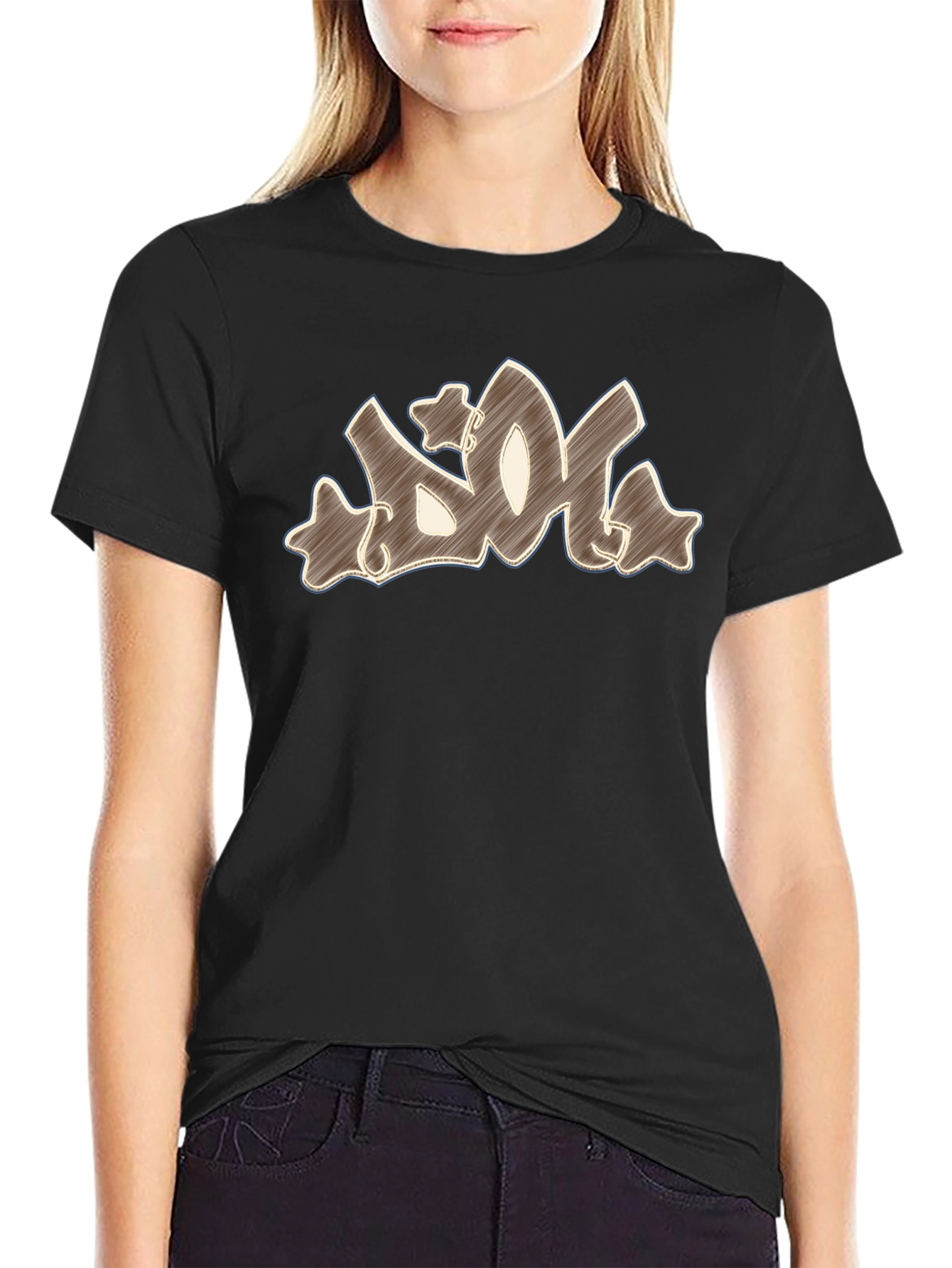 Graffiti Art Black T-Shirt