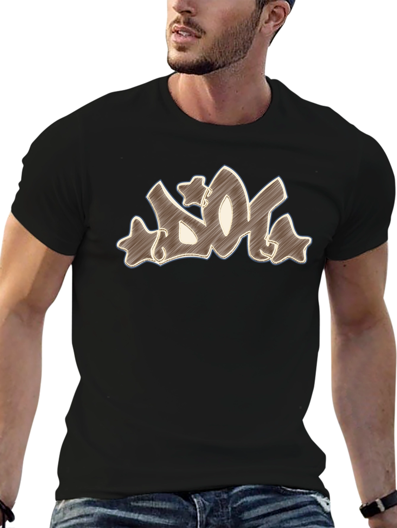 Graffiti Art Black T-Shirt