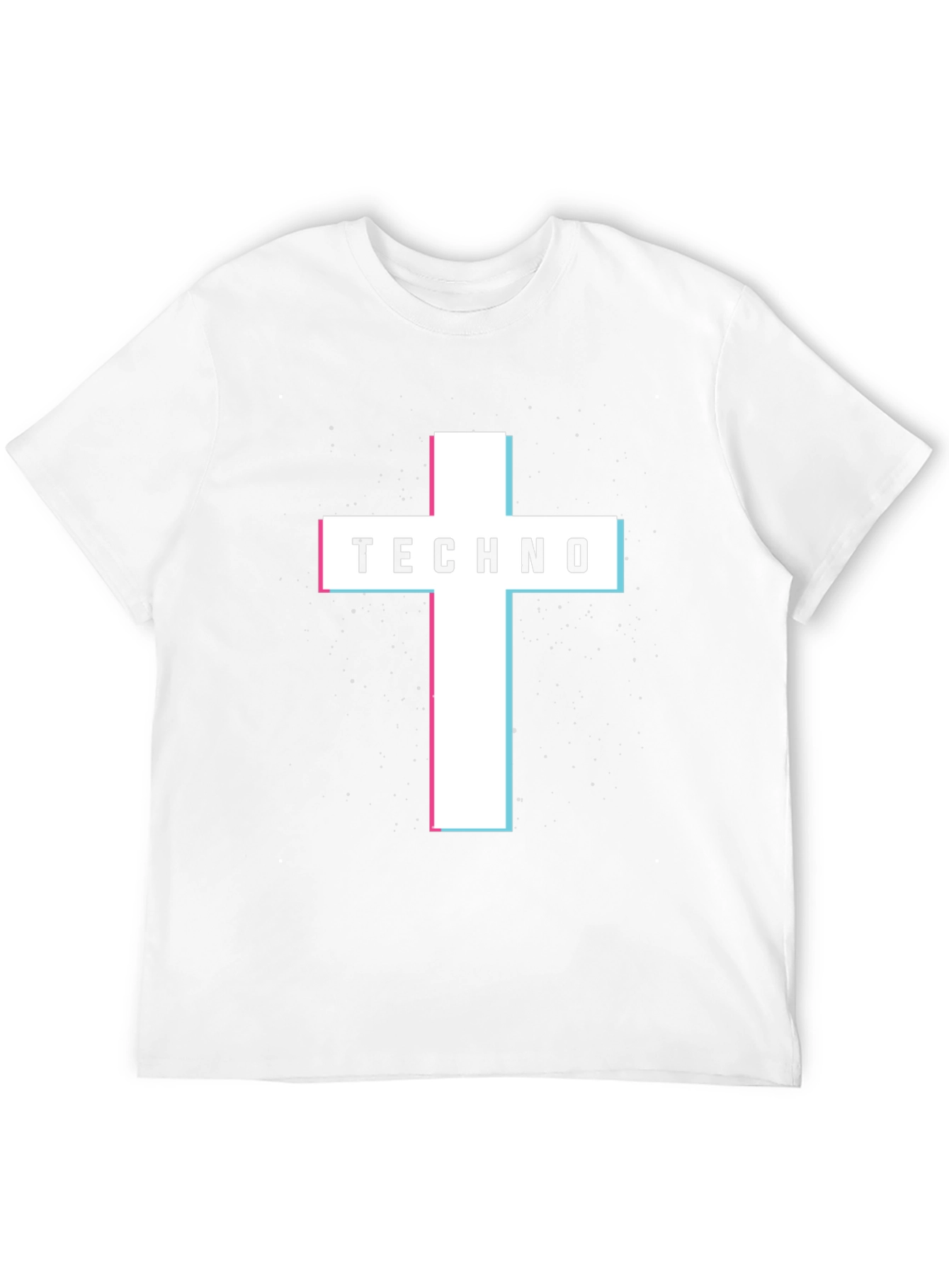 Techno Cross Graphic Tee - Modern Style
