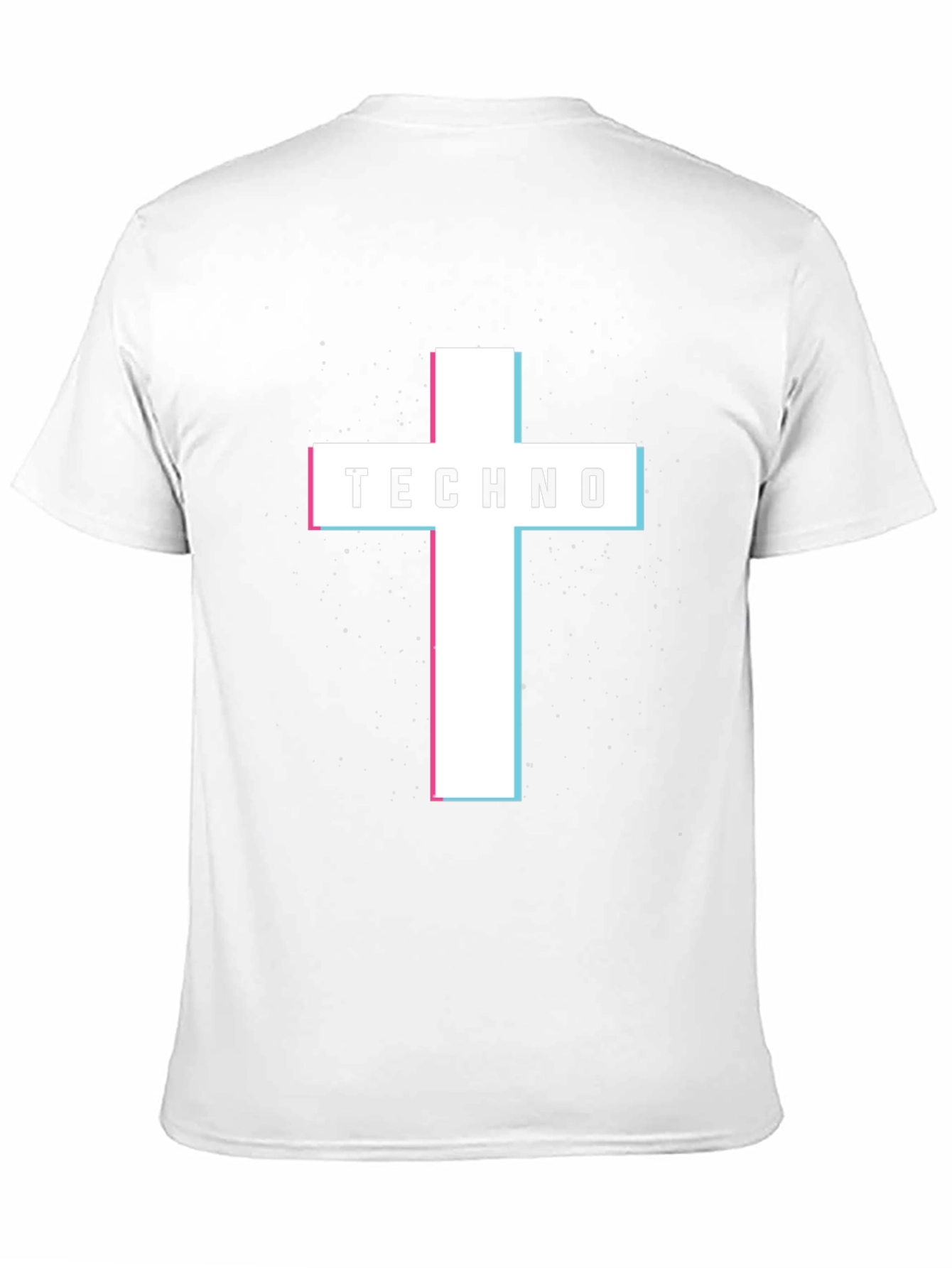 Techno Cross Graphic Tee - Modern Style