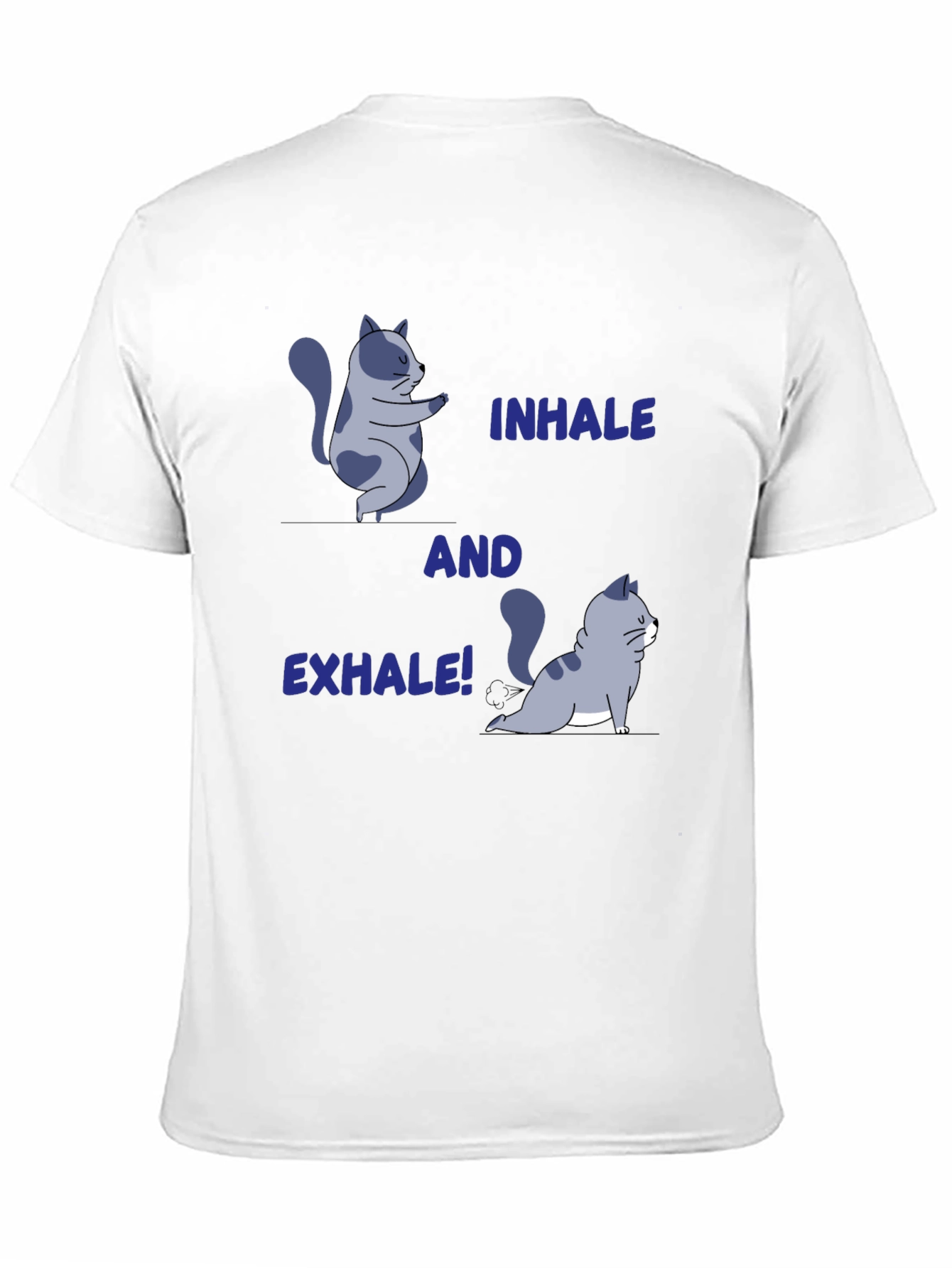 Yoga Cat T-Shirt: Inhale and Exhale