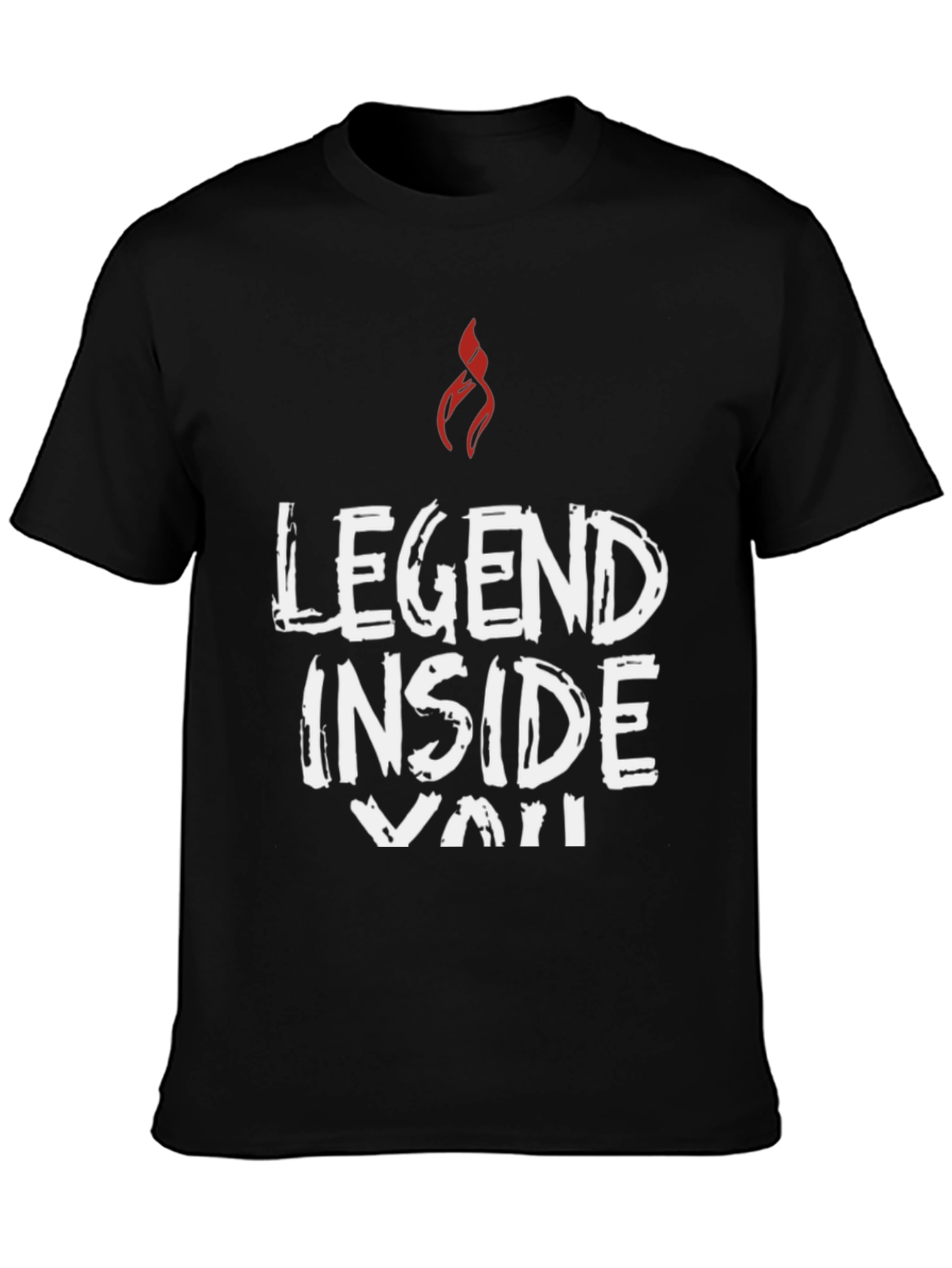 Legend Inside You Black Graphic Tee