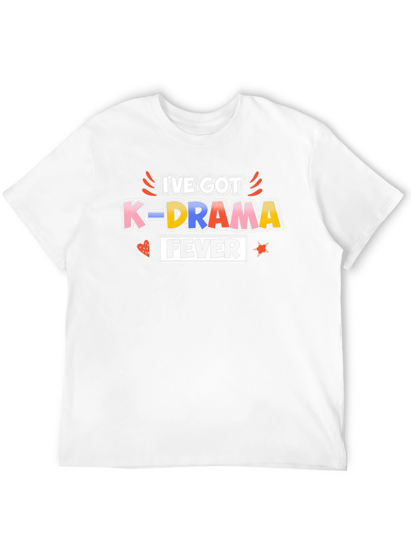 Ive Got K-Drama Fever Black T-Shirt
