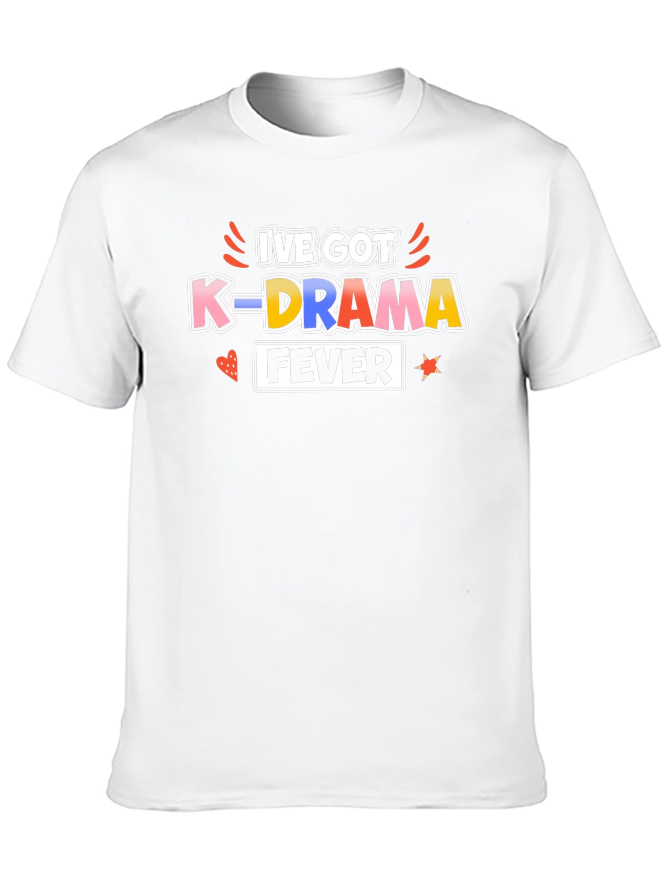 Ive Got K-Drama Fever Black T-Shirt