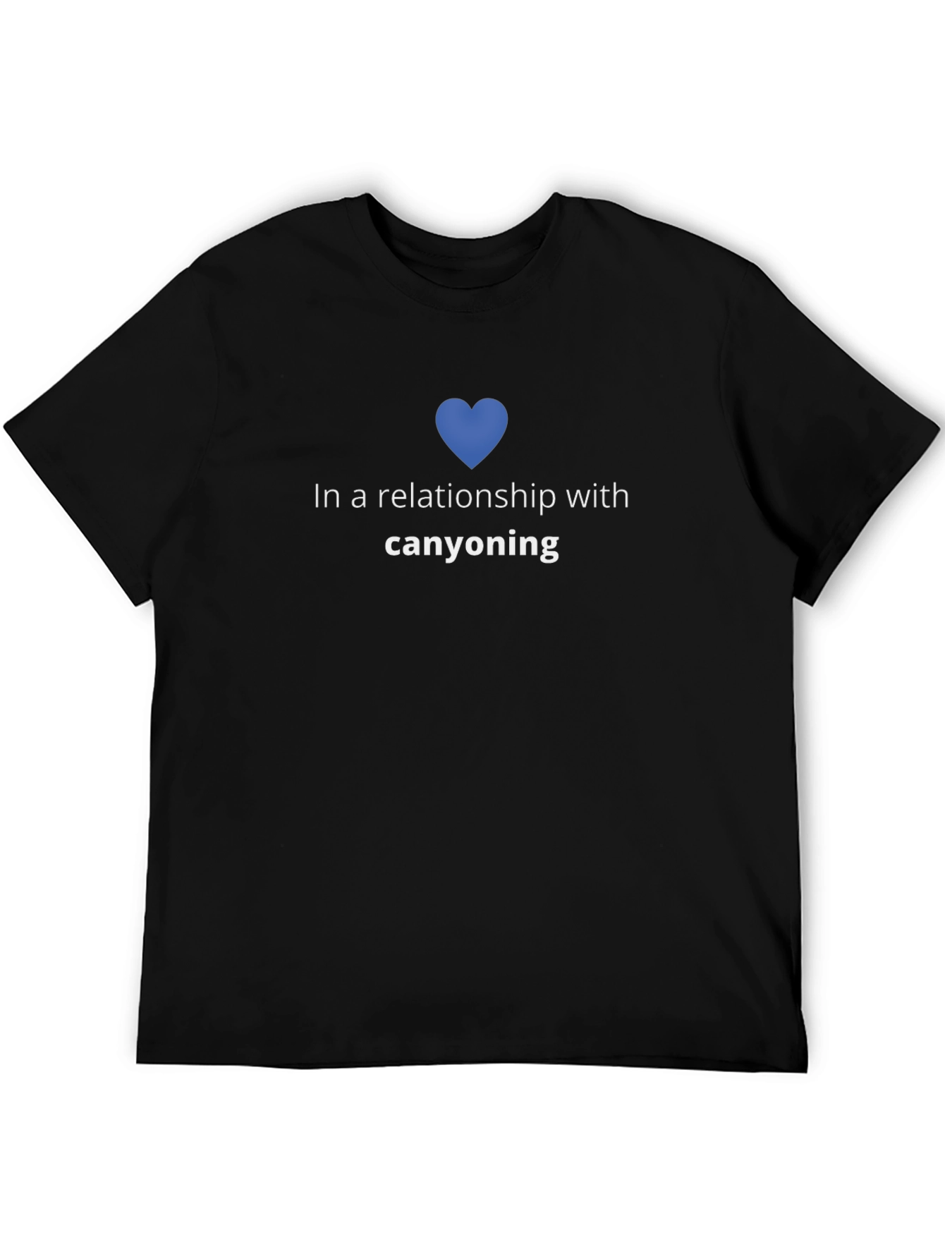 Canyoning Relationship Black T-Shirt