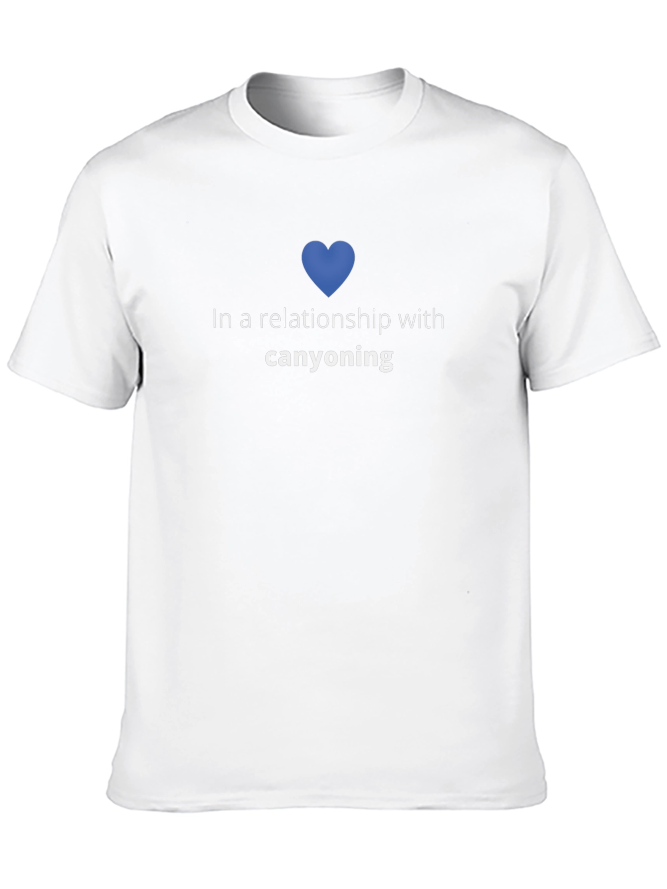 Canyoning Relationship Black T-Shirt