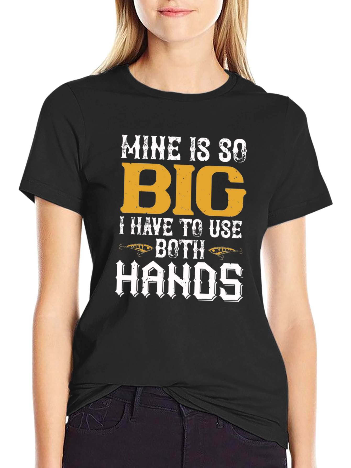 Mine Is So Big Funny Fishing T-Shirt