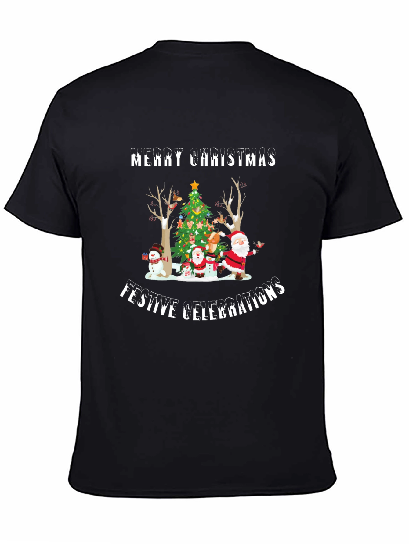 Merry Christmas Festive Celebrations T-Shirt