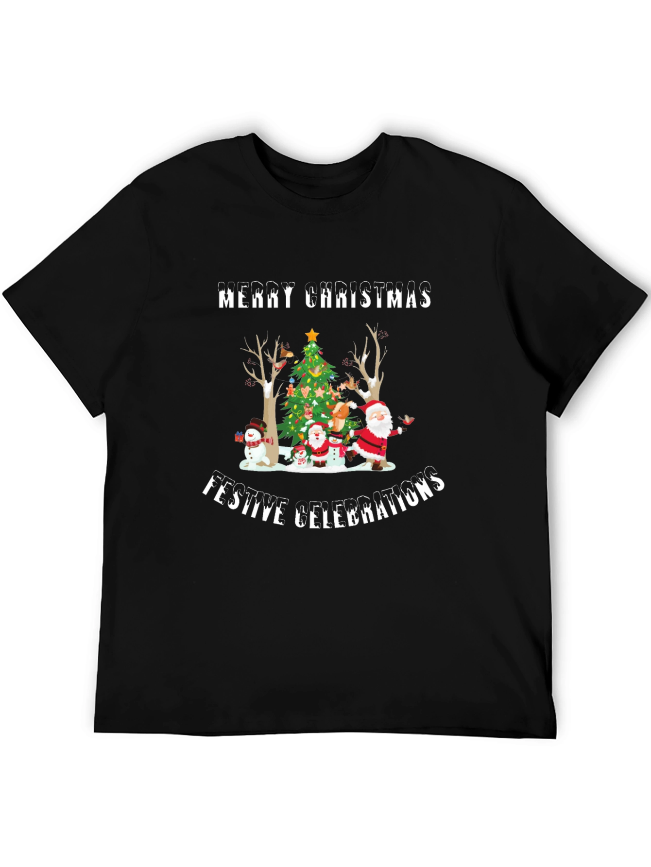 Merry Christmas Festive Celebrations T-Shirt