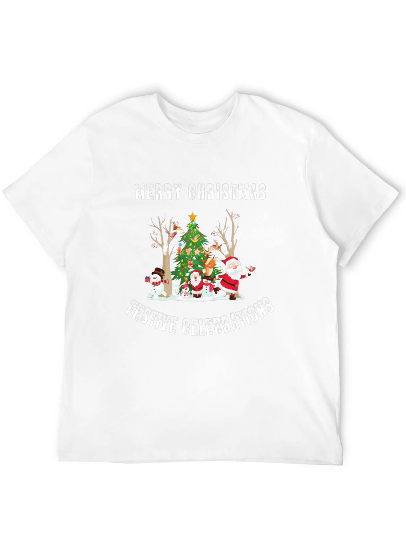 Merry Christmas Festive Celebrations T-Shirt