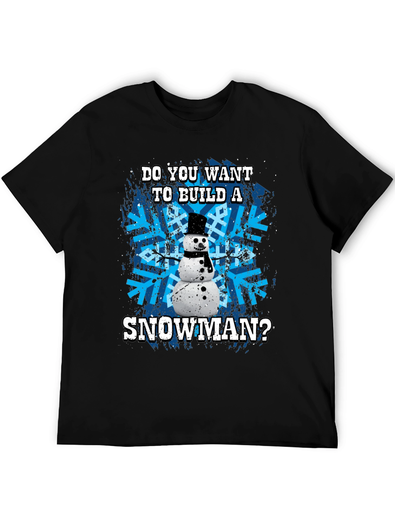 Snowman Graphic Tee - Winter Holiday Fun