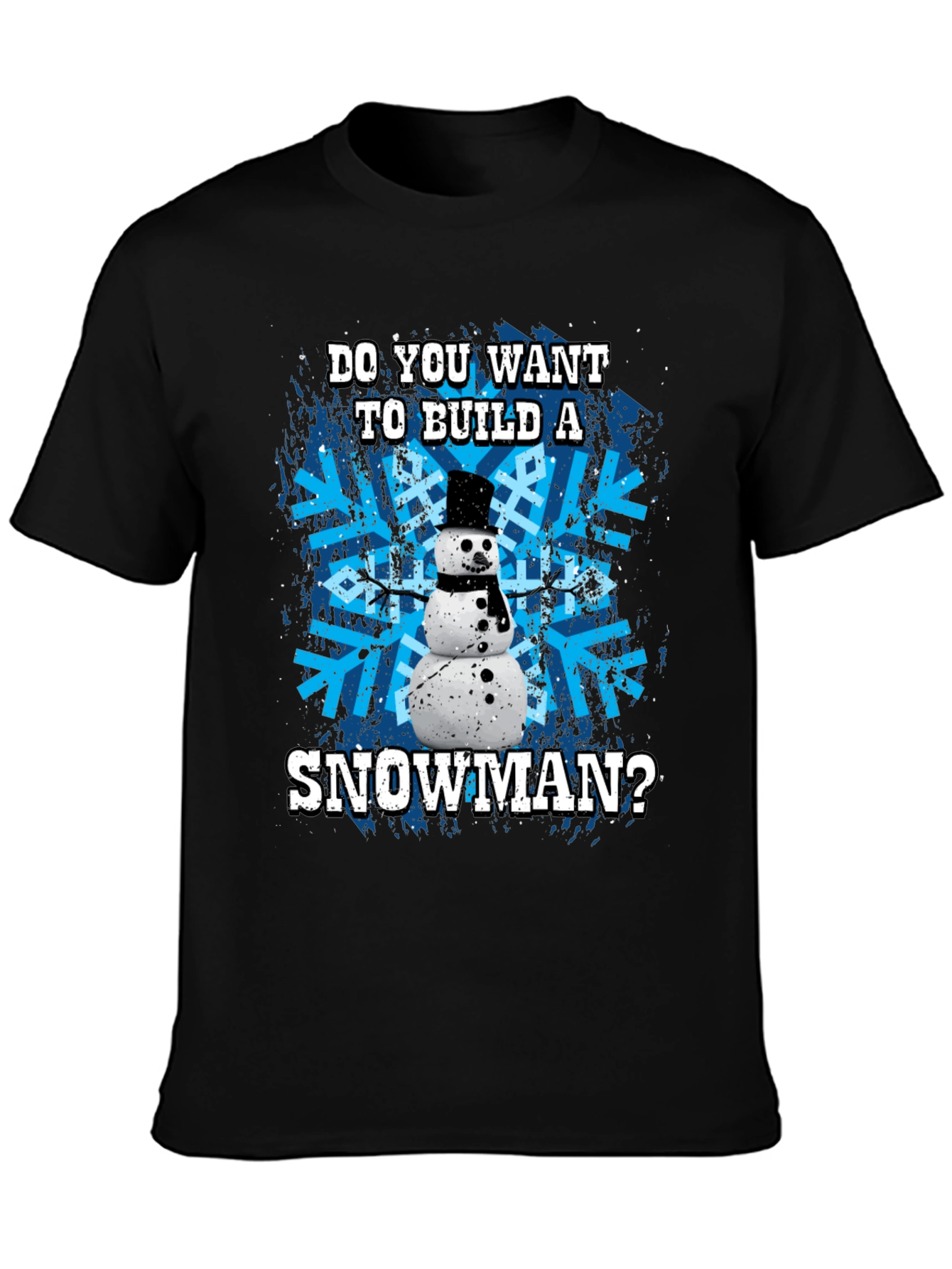 Snowman Graphic Tee - Winter Holiday Fun