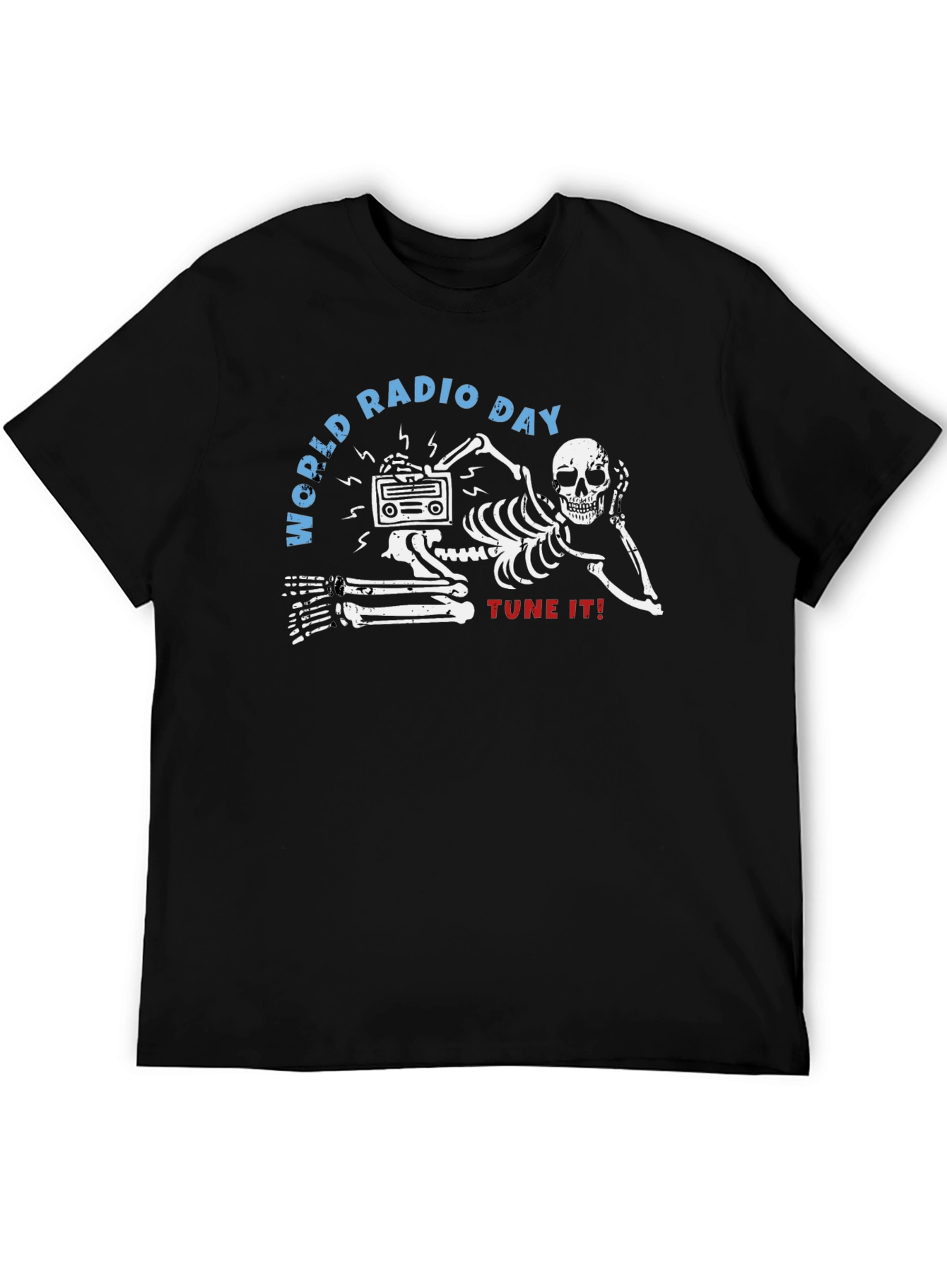 World Radio Day Skeleton T-Shirt