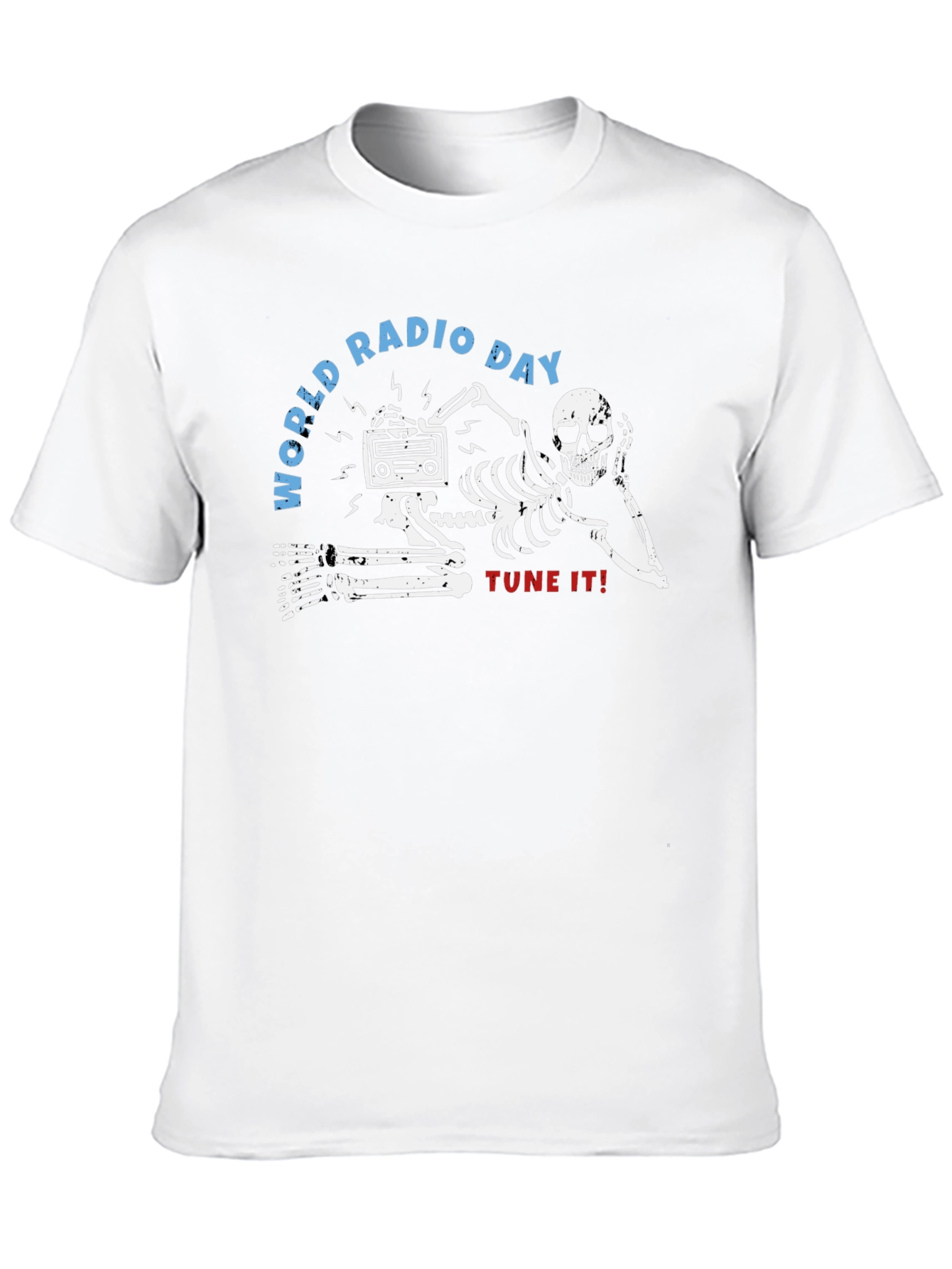 World Radio Day Skeleton T-Shirt