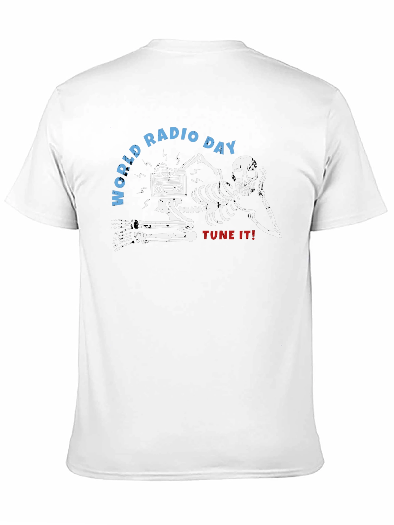 World Radio Day Skeleton T-Shirt