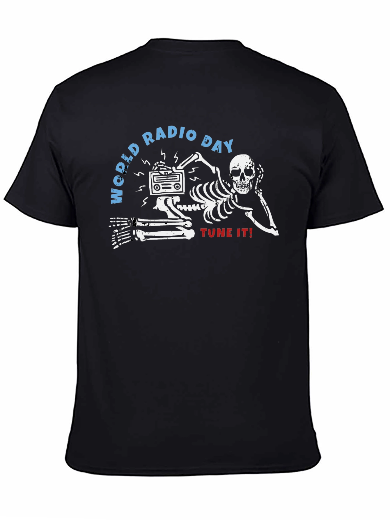 World Radio Day Skeleton T-Shirt