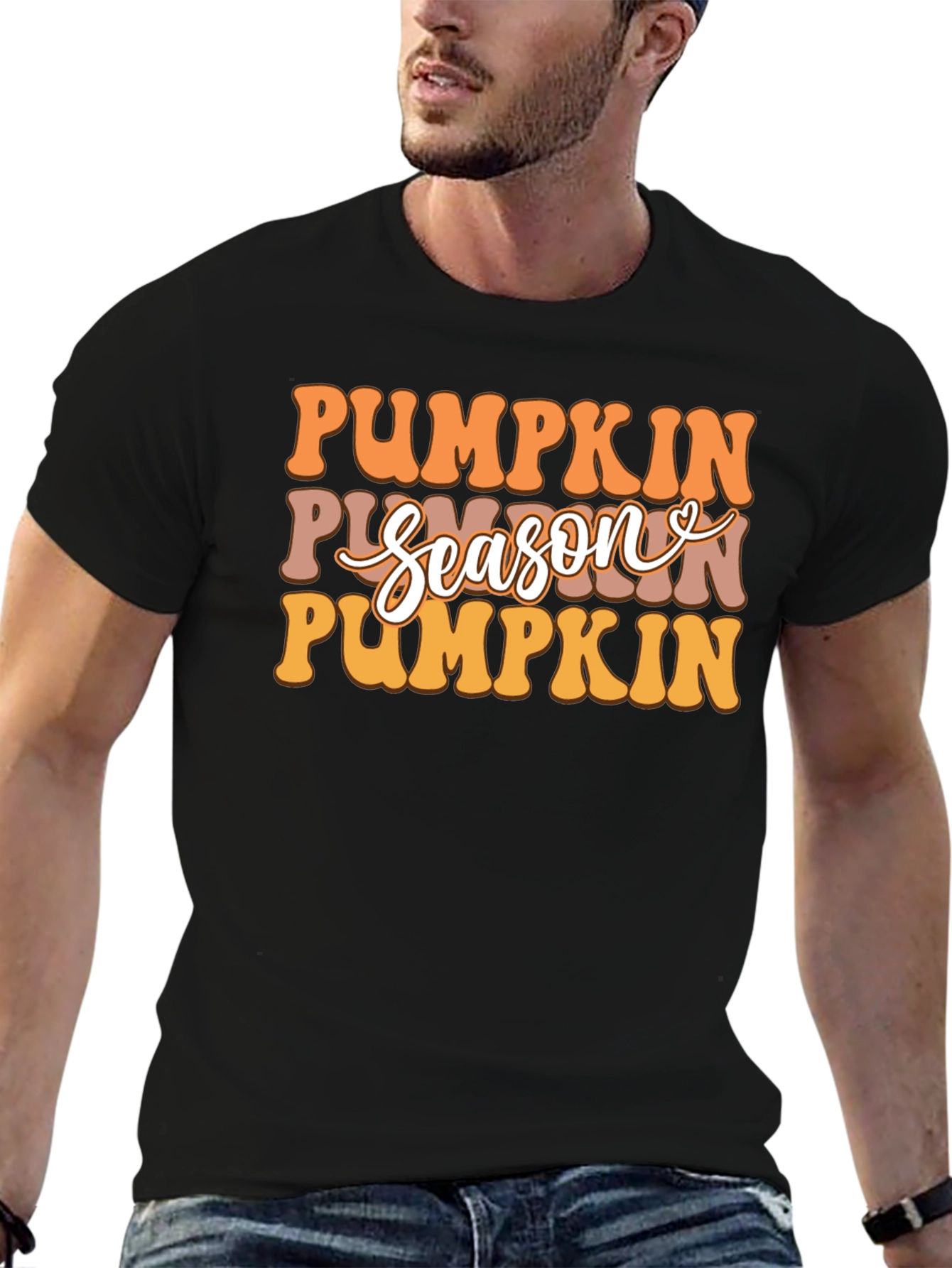 Pumpkin Season Graphic T-Shirt - Fall Fashion