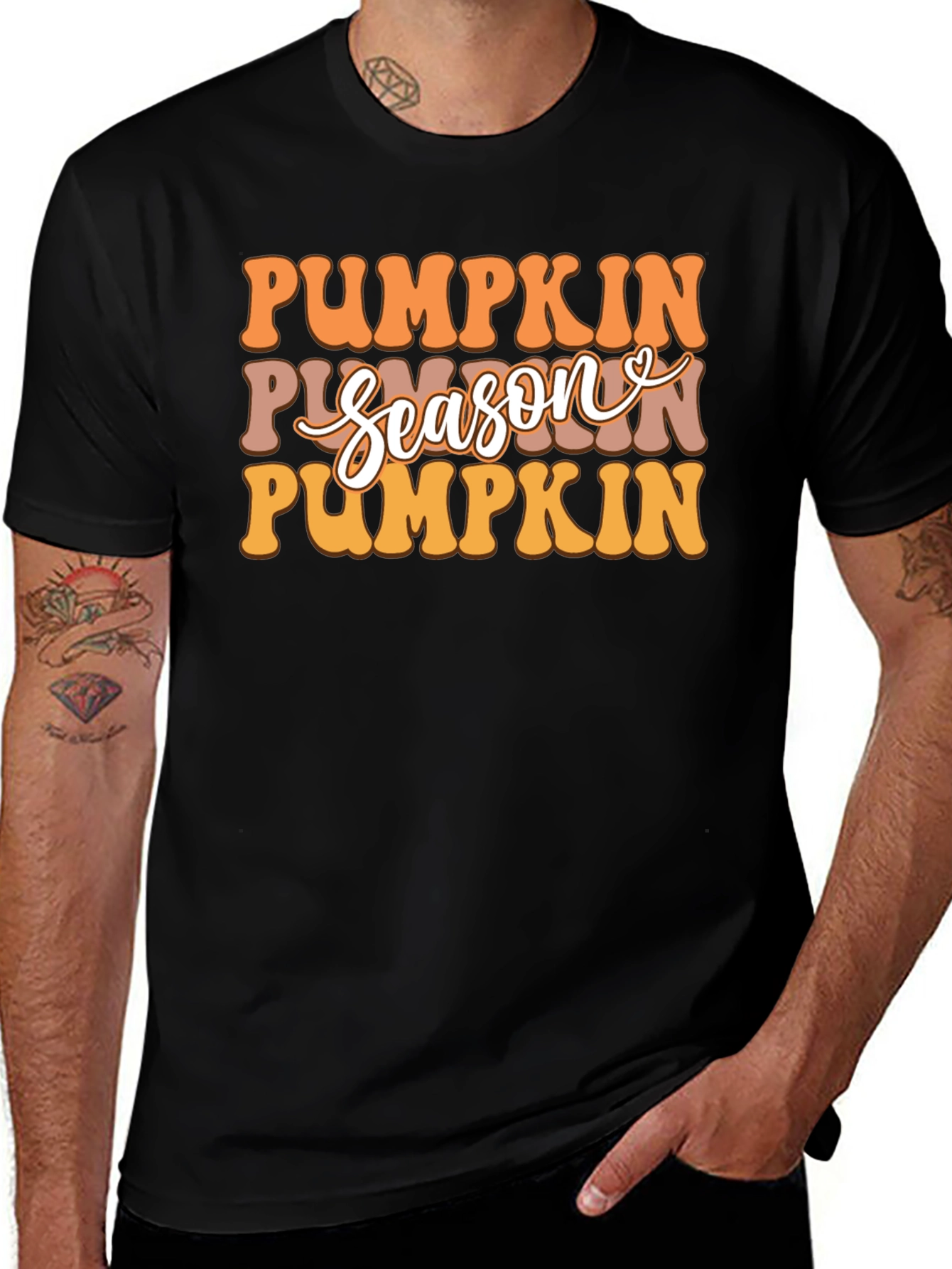 Pumpkin Season Graphic T-Shirt - Fall Fashion