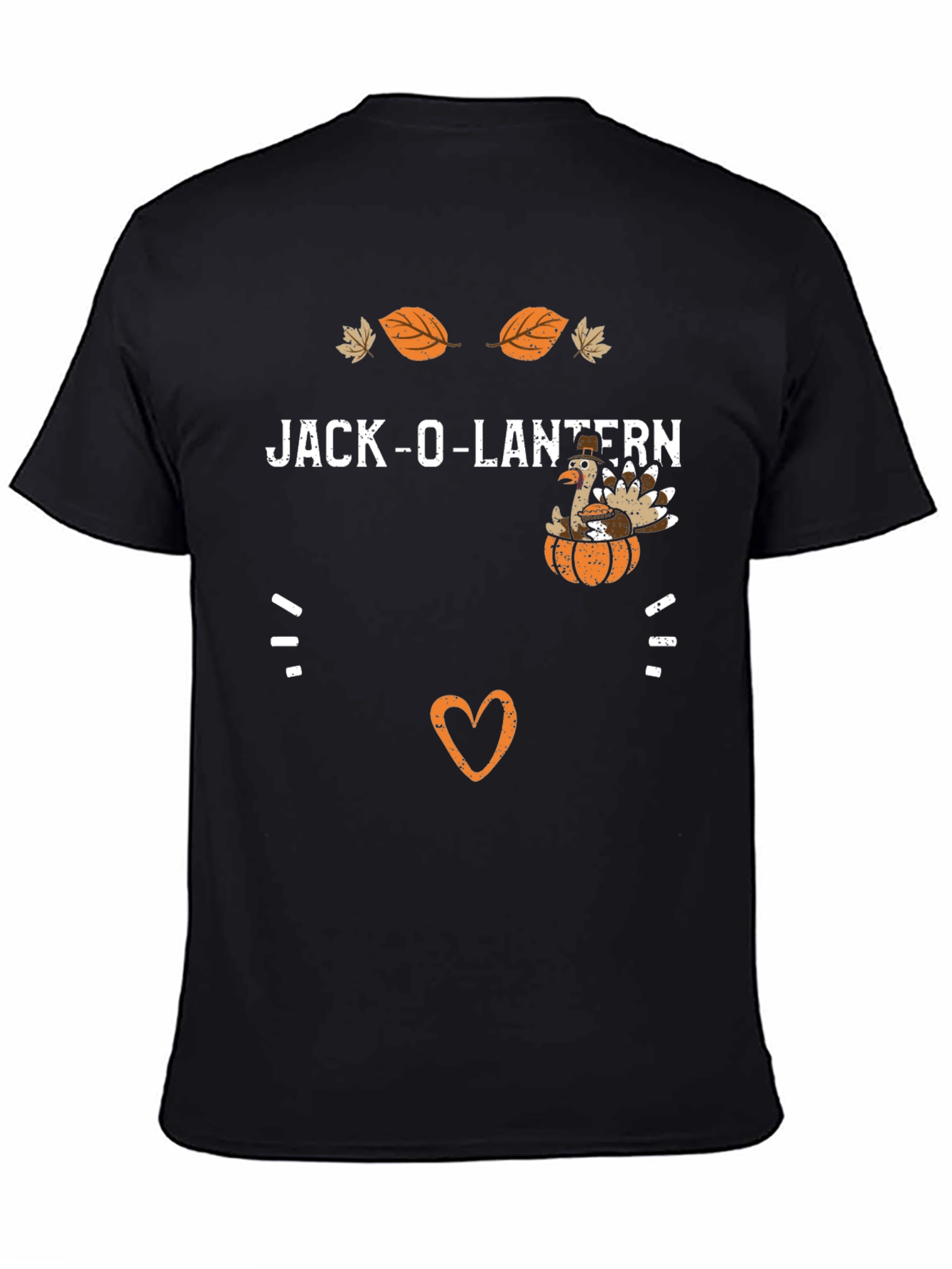 Jack-O-Lantern Turkey Thanksgiving T-Shirt