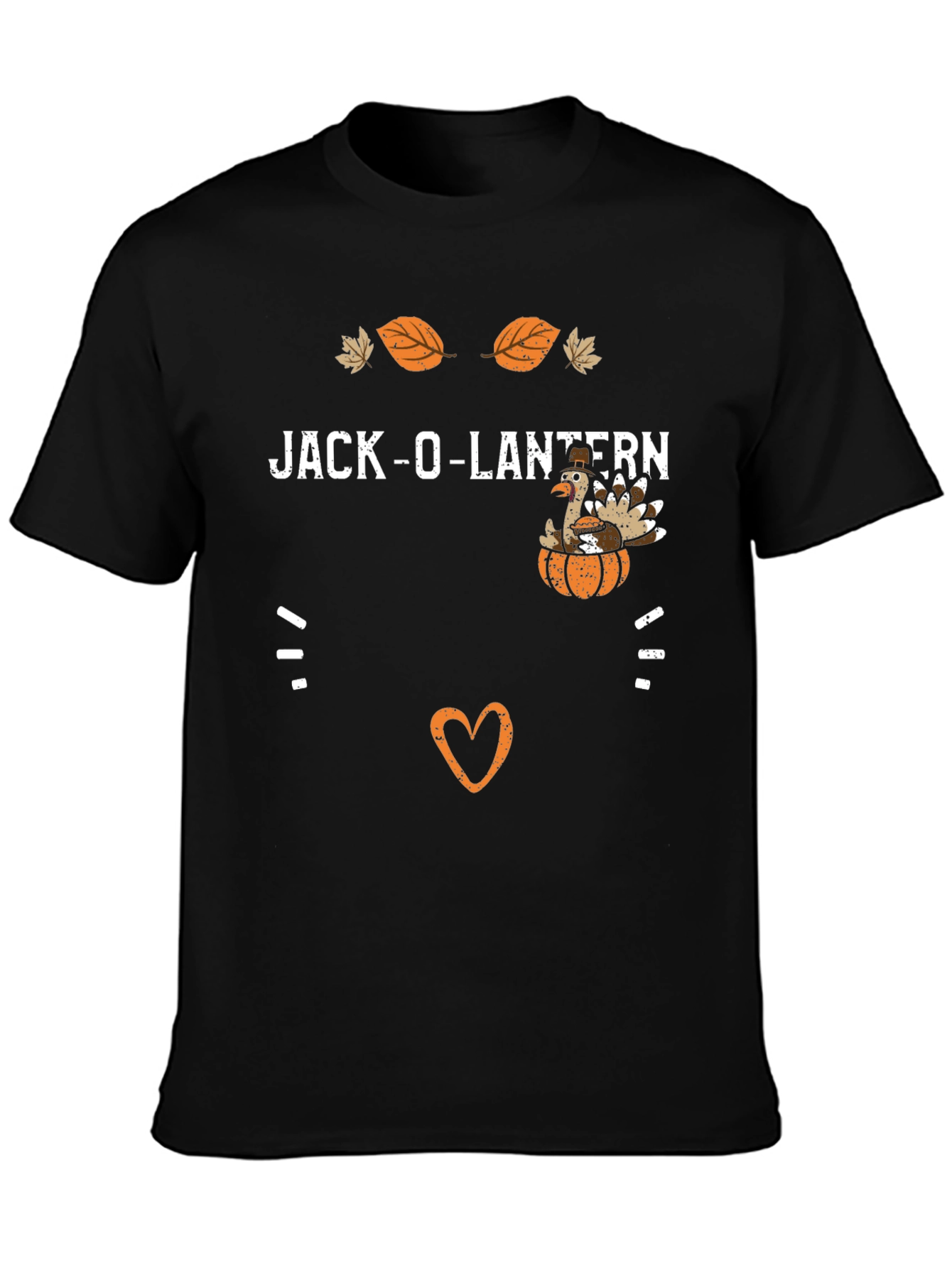 Jack-O-Lantern Turkey Thanksgiving T-Shirt