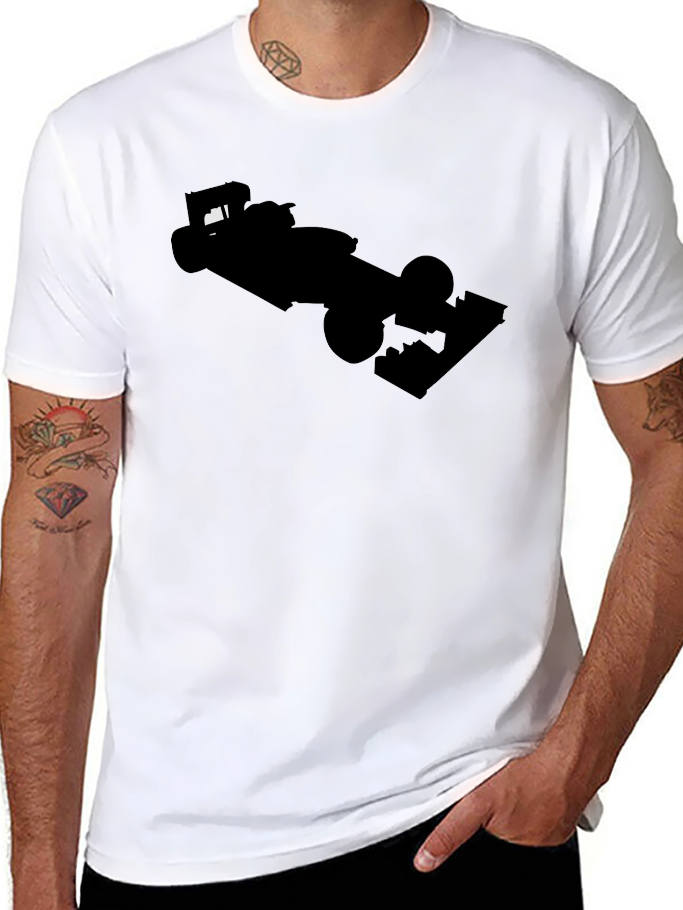 Formula 1 Racing Car Silhouette T-Shirt
