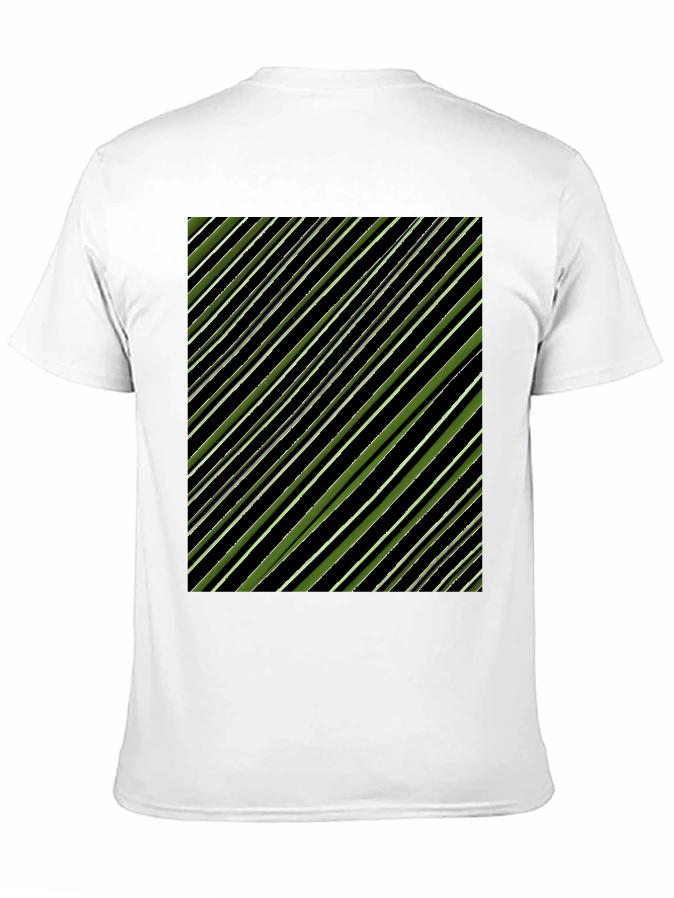 Striped Pattern Tee - Modern Graphic Print