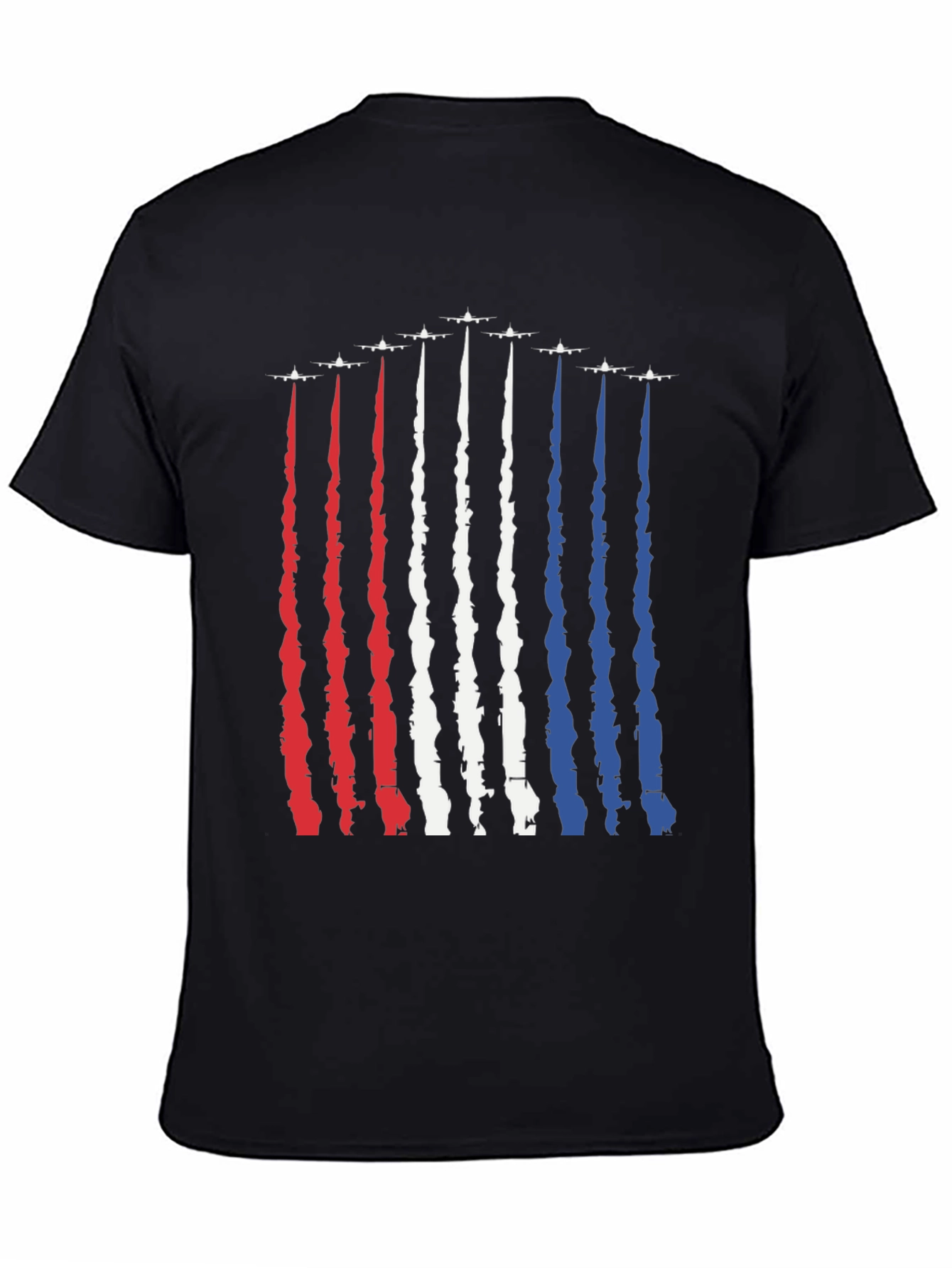 Patriotic Jet Trail T-Shirt - American Pride