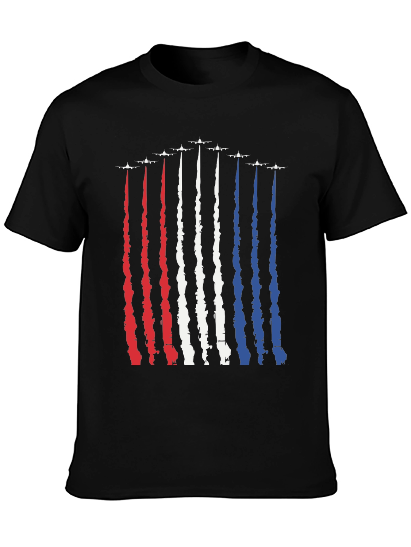 Patriotic Jet Trail T-Shirt - American Pride