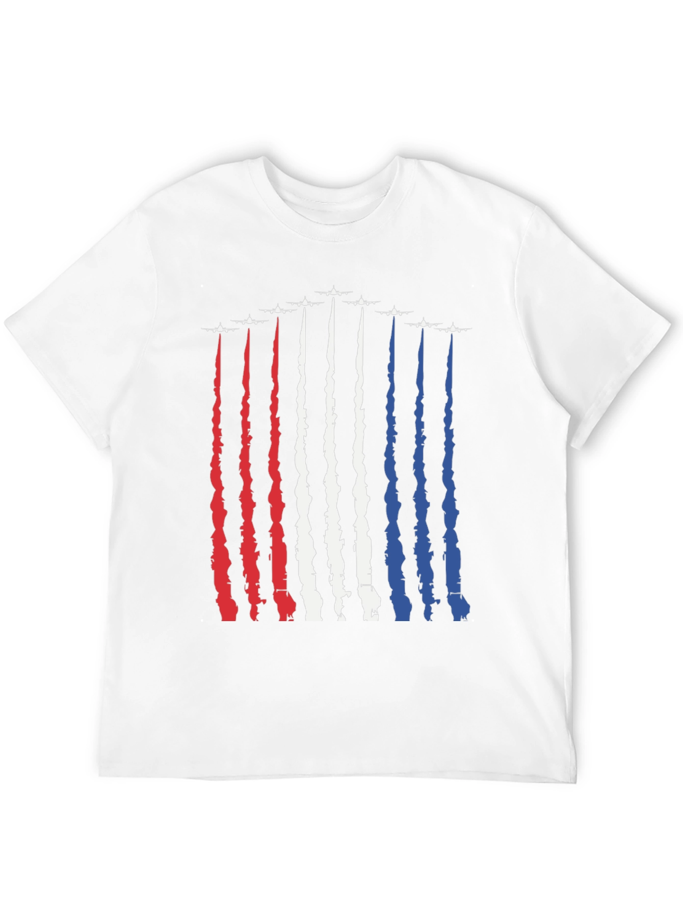 Patriotic Jet Trail T-Shirt - American Pride