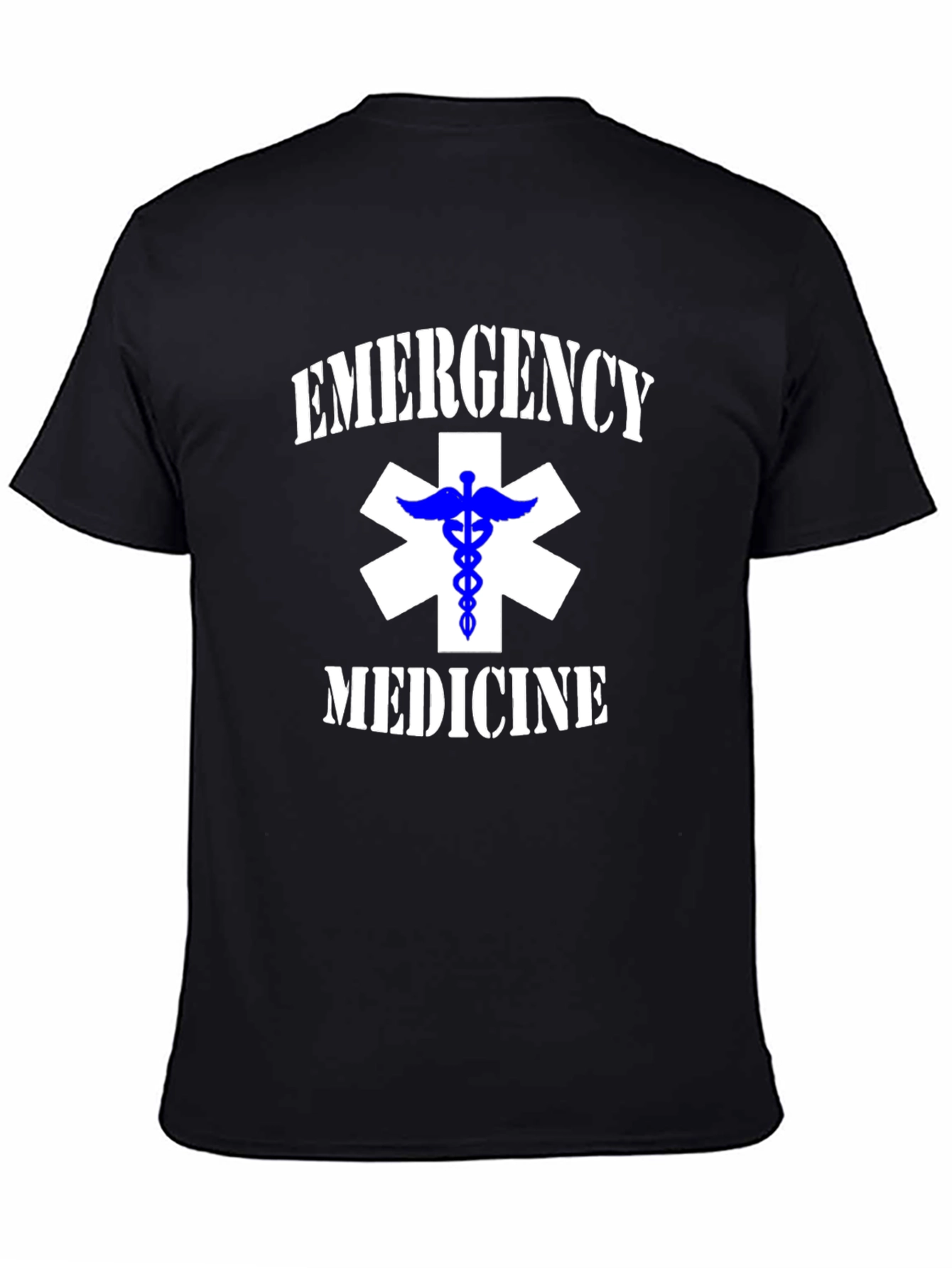 Emergency Medicine T-Shirt - Caduceus Medical Star Design