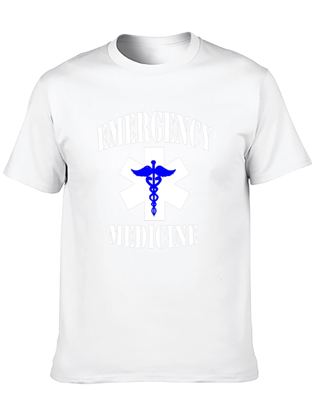 Emergency Medicine T-Shirt - Caduceus Medical Star Design