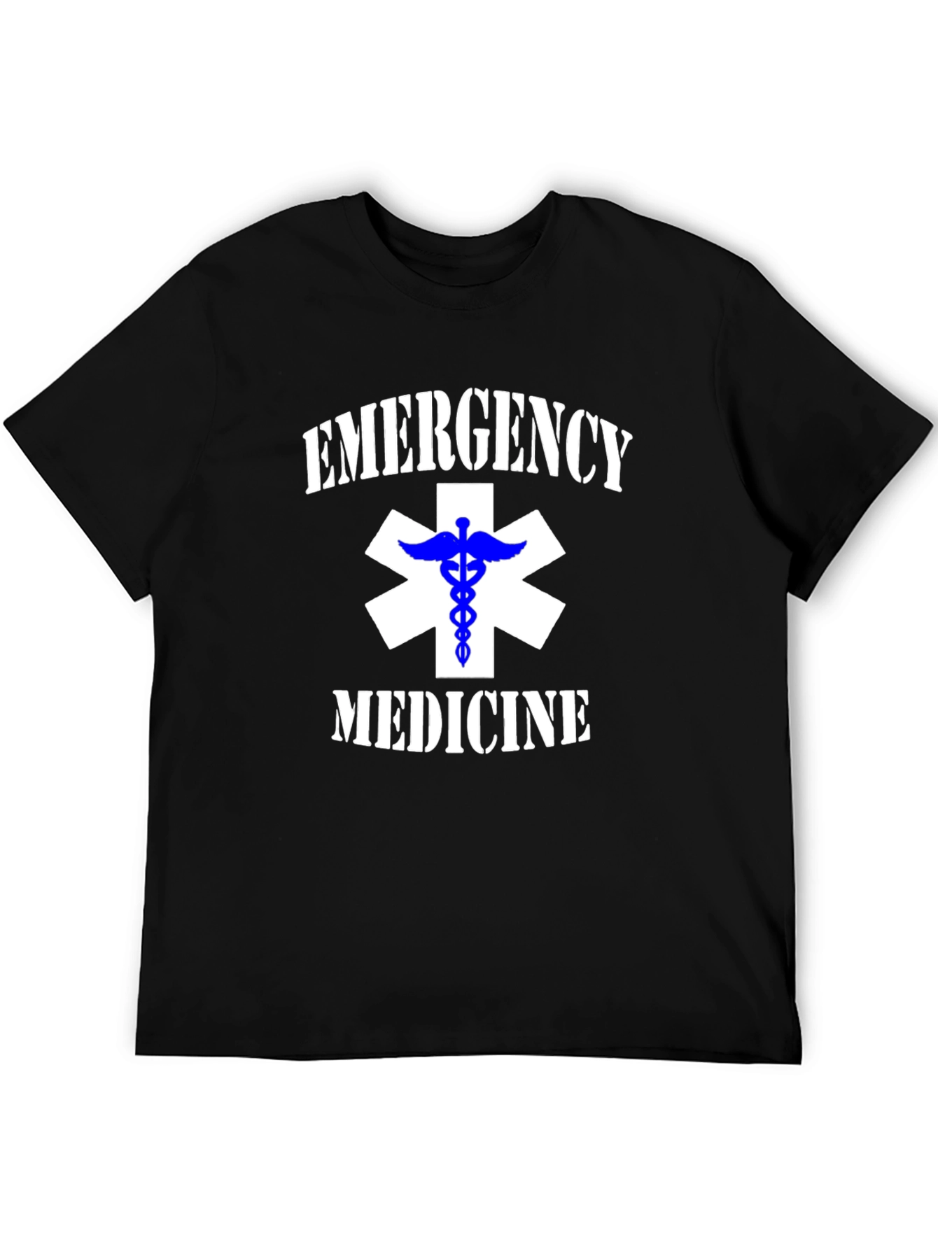 Emergency Medicine T-Shirt - Caduceus Medical Star Design