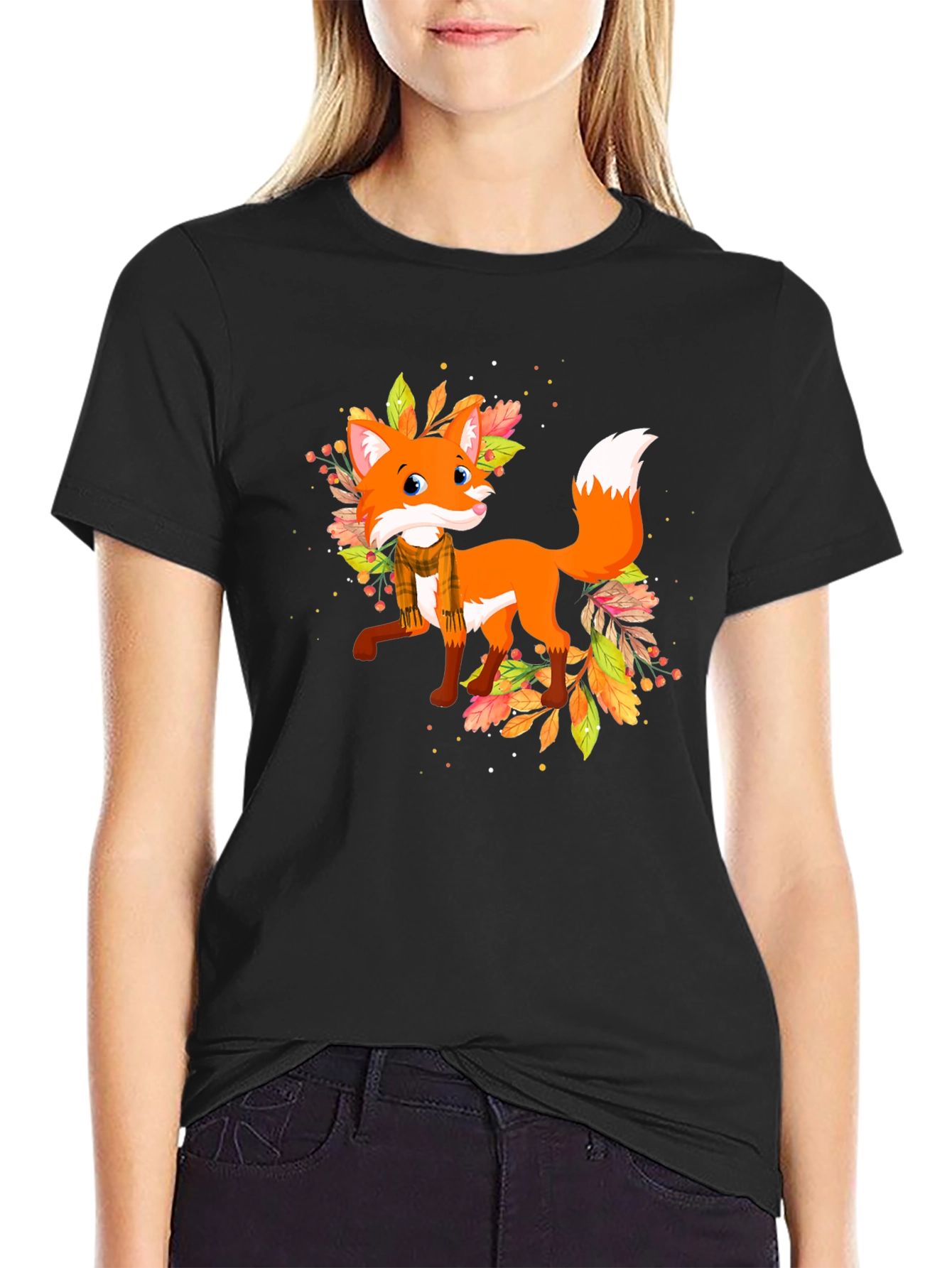 Fox and Foliage Graphic Tee