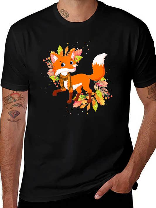 Fox and Foliage Graphic Tee